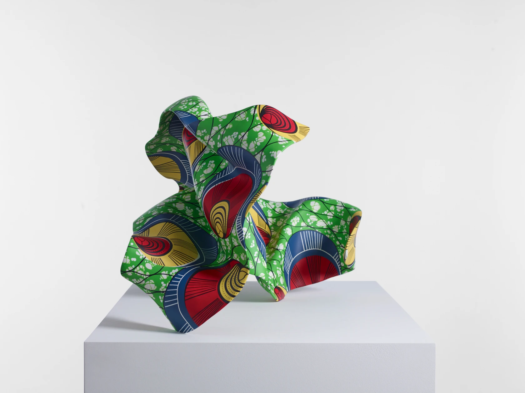 Yinka Shonibare Bronze (Green, Blue & Yellow), 2022