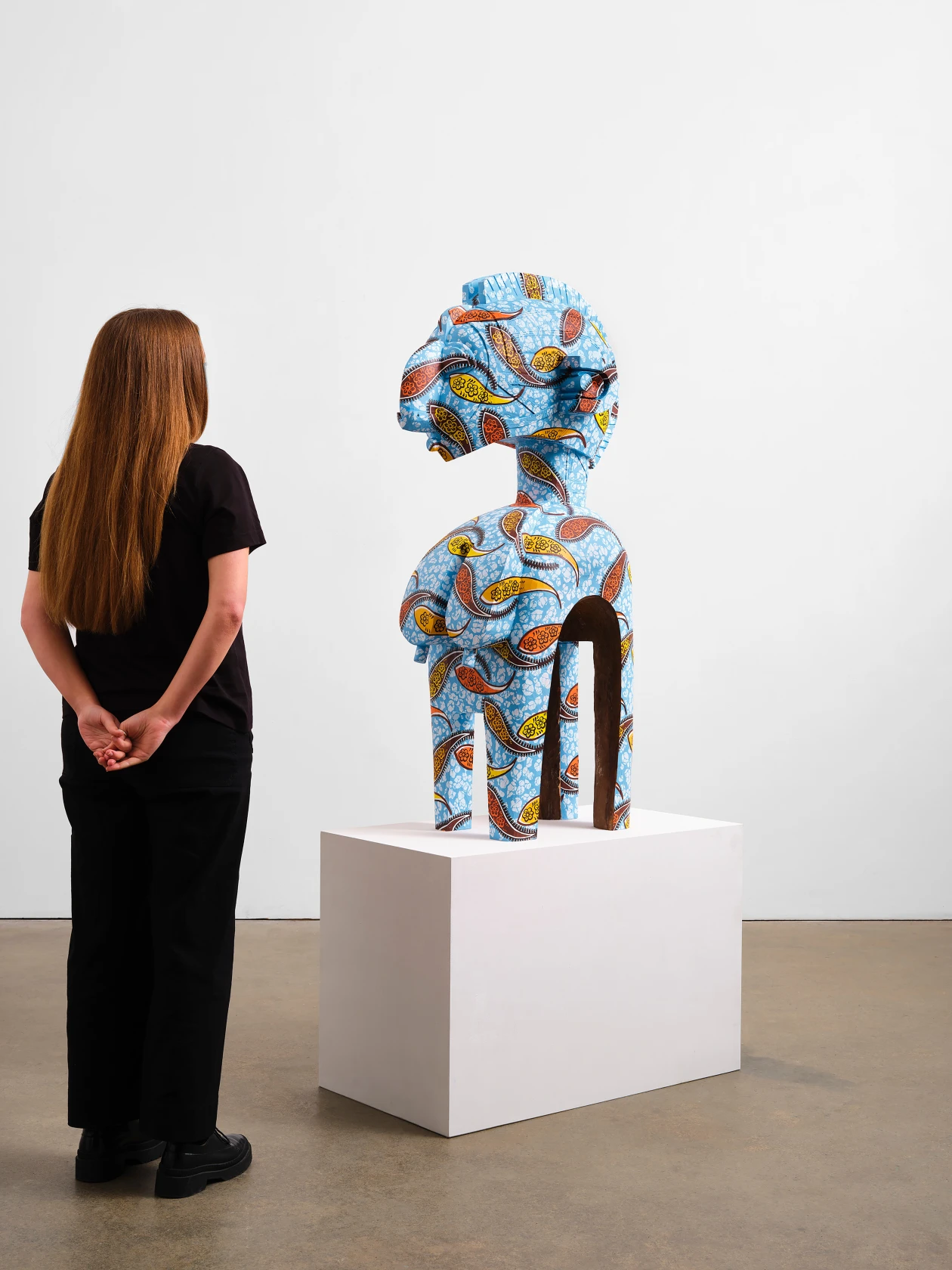 Yinka Shonibare Hybrid Mask (D’mba), 2022