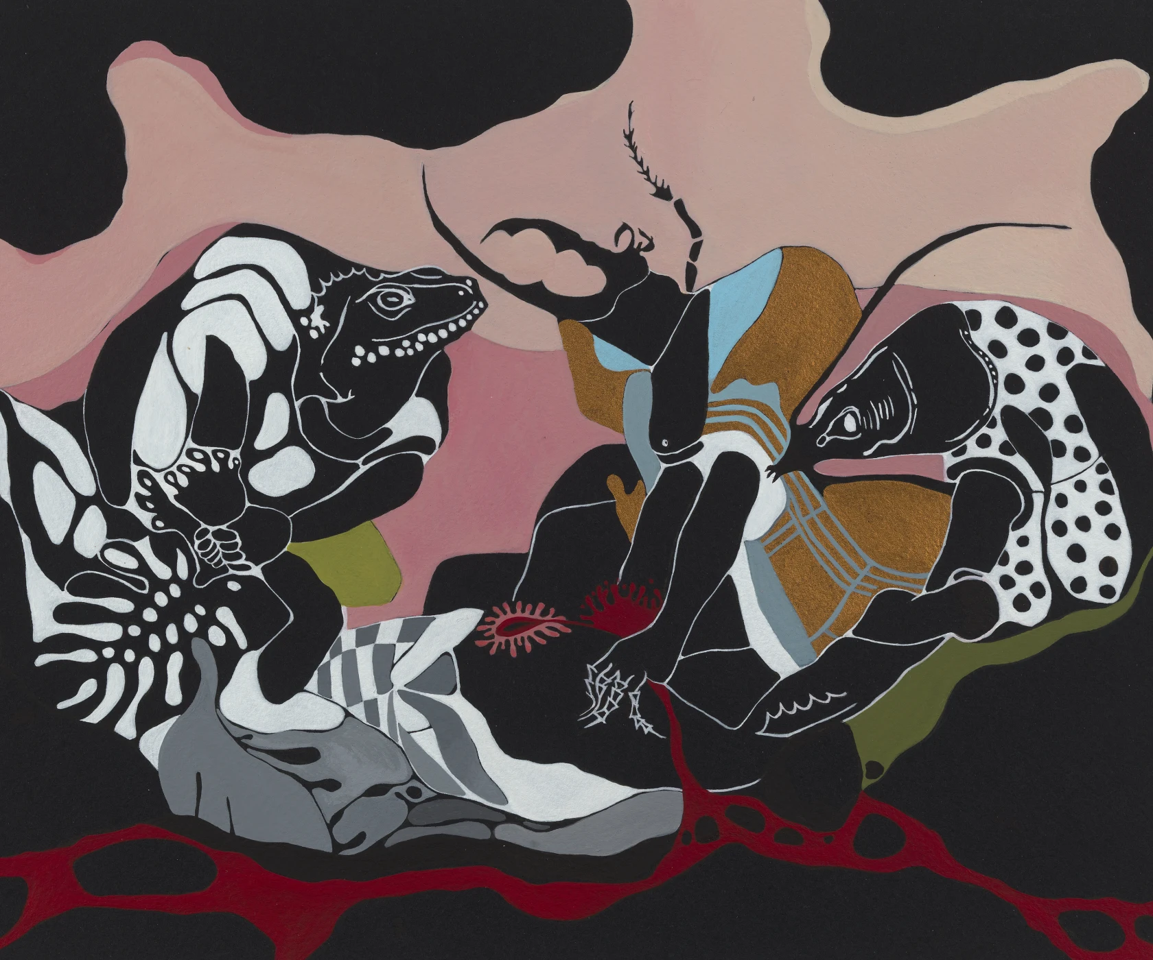 Rivane Neuenschwander Trôpego Trópico (Rosa) [Dark Tropics (Pink)], 2022