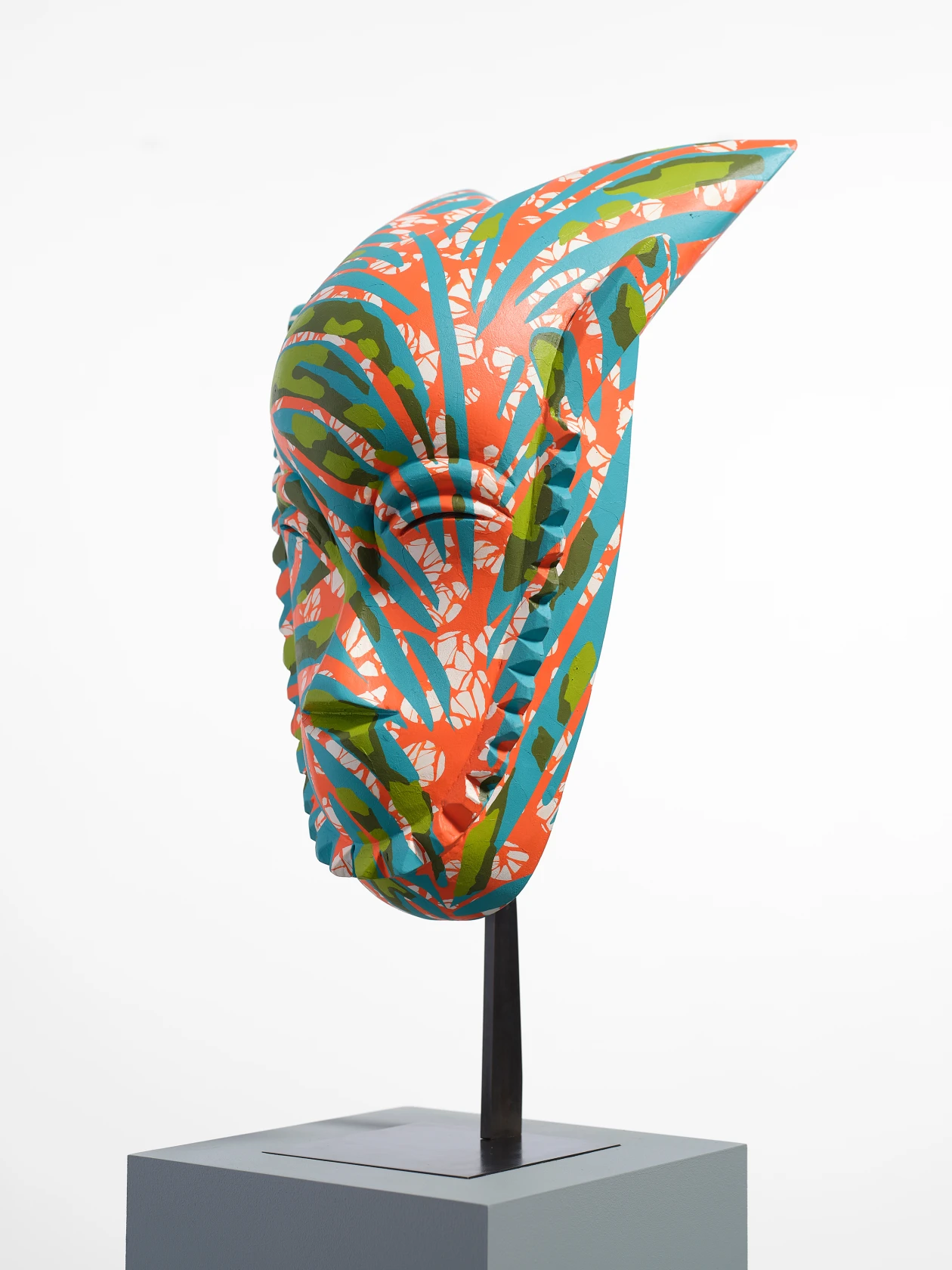 Yinka Shonibare, Hybrid Mask (Guro), 2023