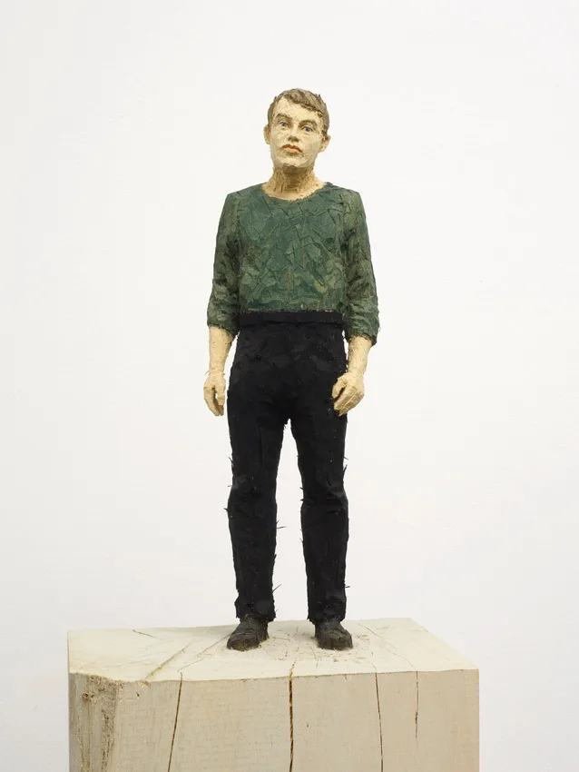 Stephan Balkenhol, Man in Green Shirt, 2011
