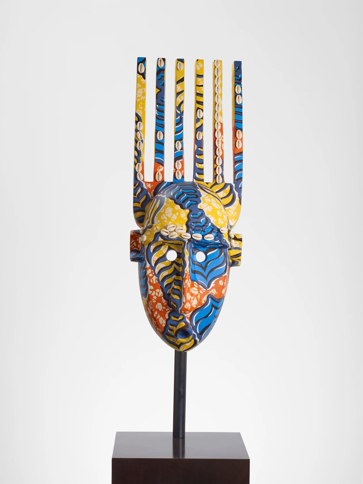 Yinka Shonibare, Hybrid Mask (Ntomo), 2020 - 2021