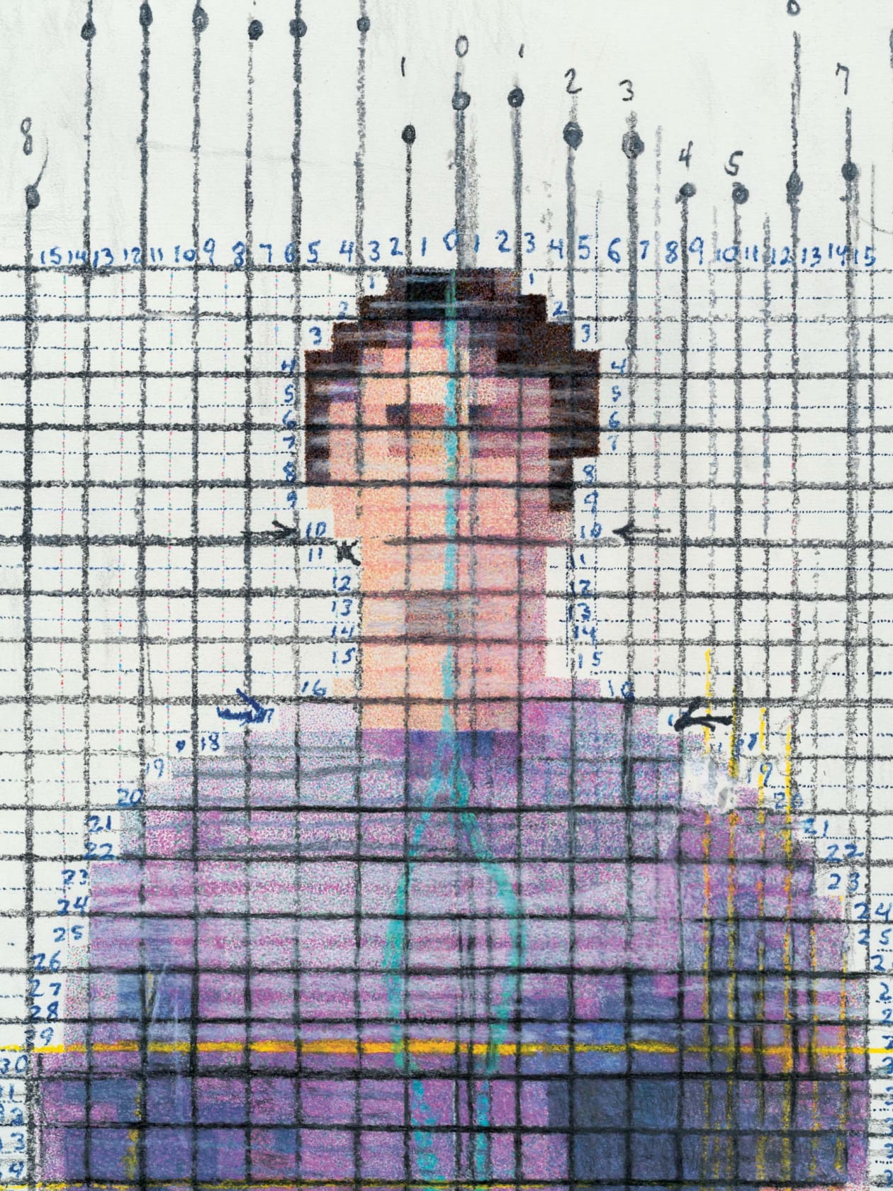 Tom Friedman, Self Portrait for Sugar Cubes Figure, 2018