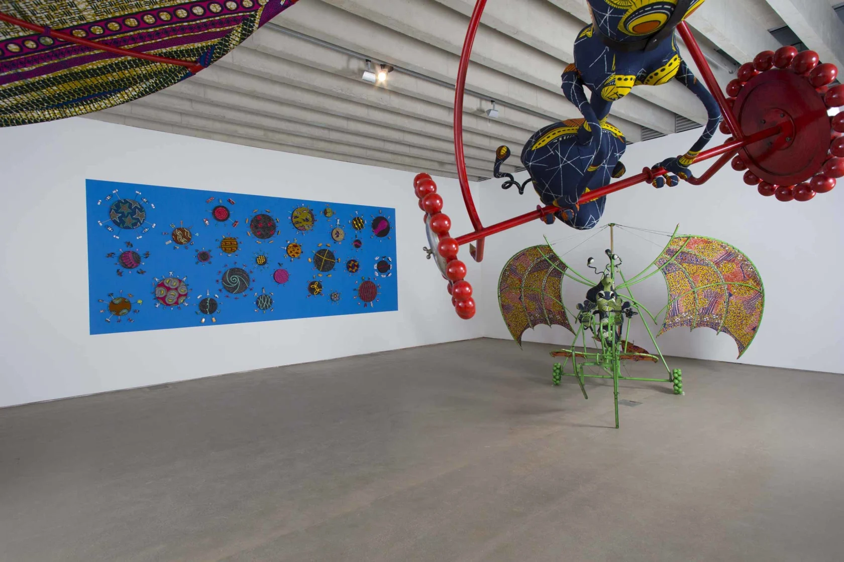 Yinka Shonibare Alien man on flying machine, 2011