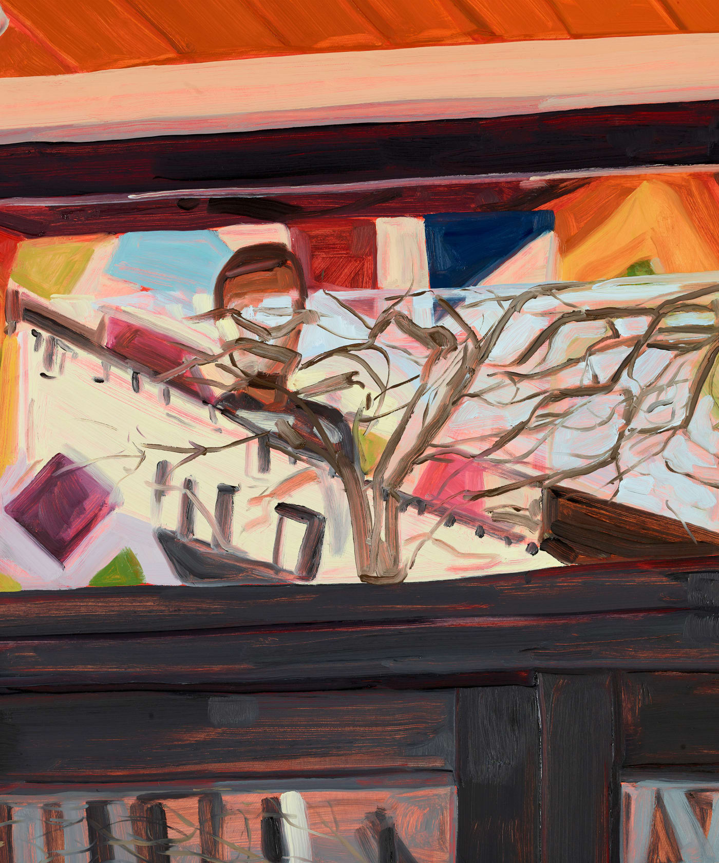 Jordan Casteel Harlem Public, 2021 Courtesy MASSIMODECARLO