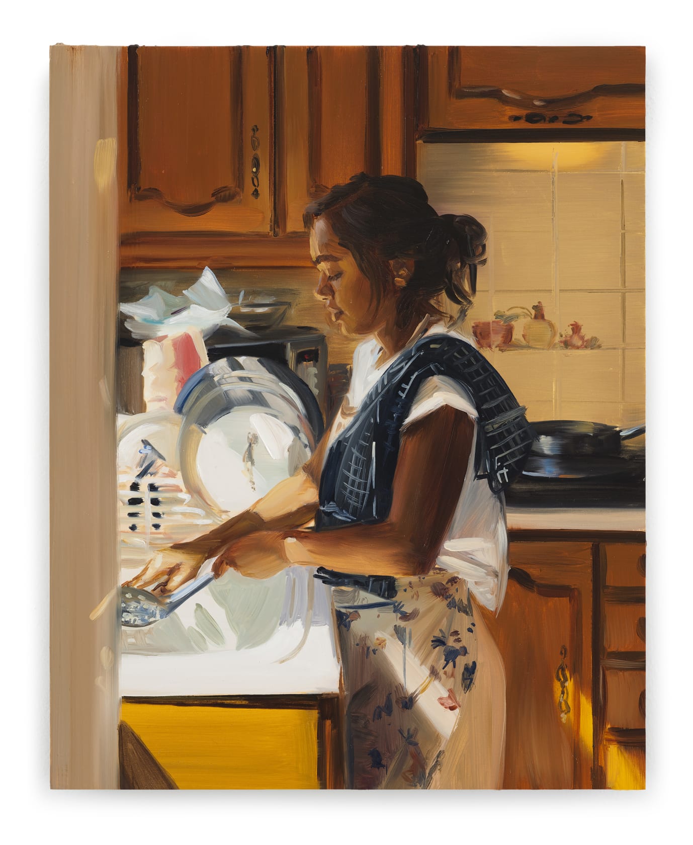 Caroline Walker, Lisa Washing Dishes, 2021