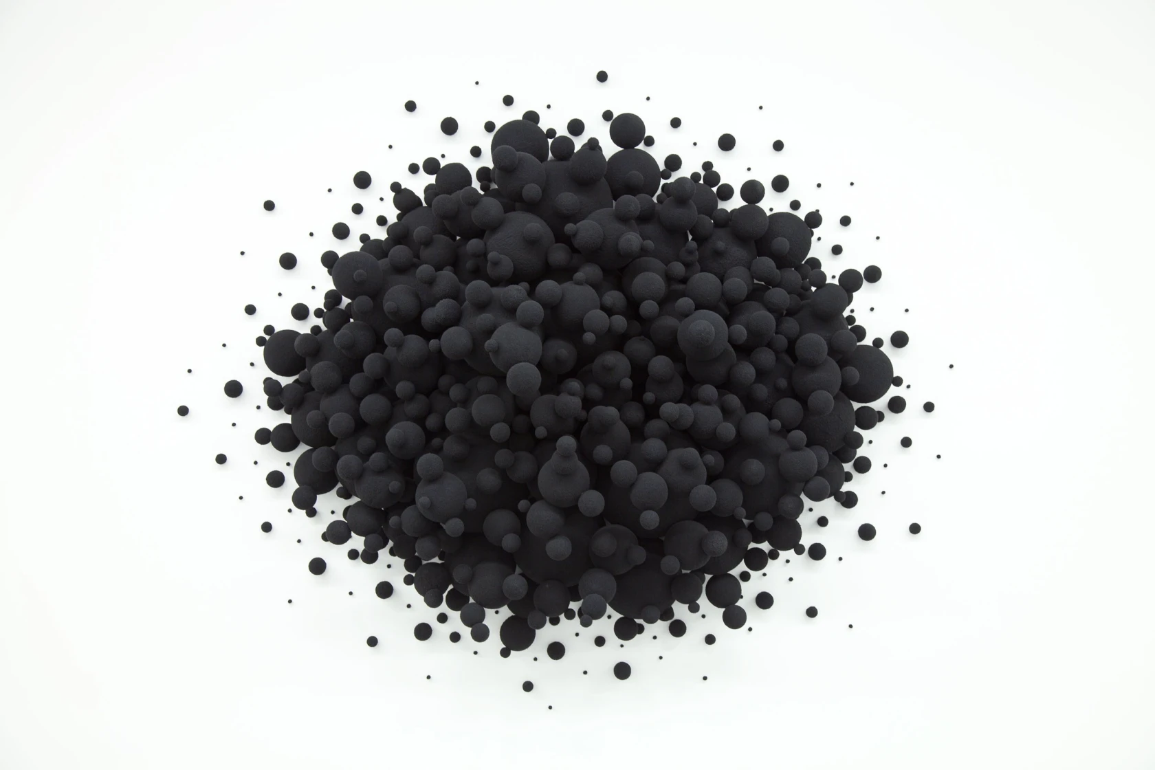 Tom Friedman, Black Balls, 2014