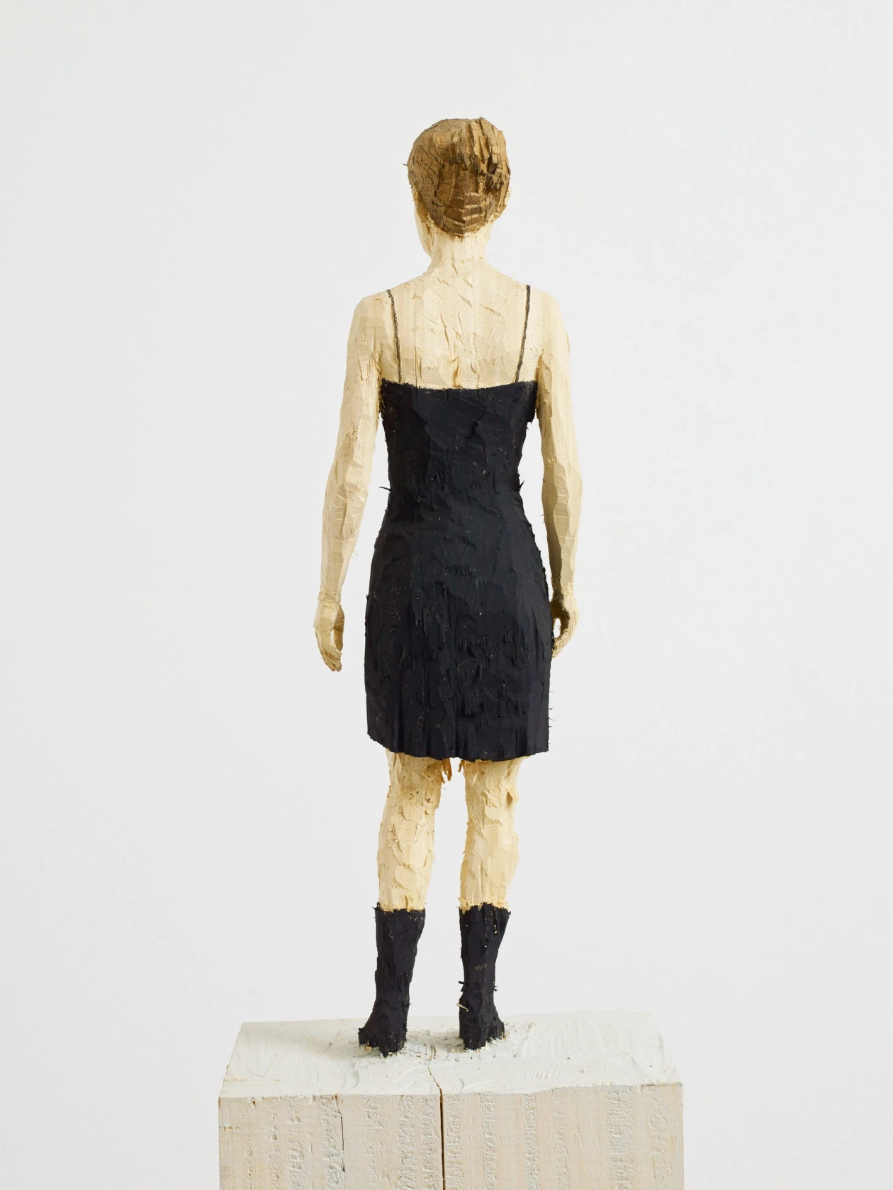 Stephan Balkenhol, Woman in Black Dress, 2014