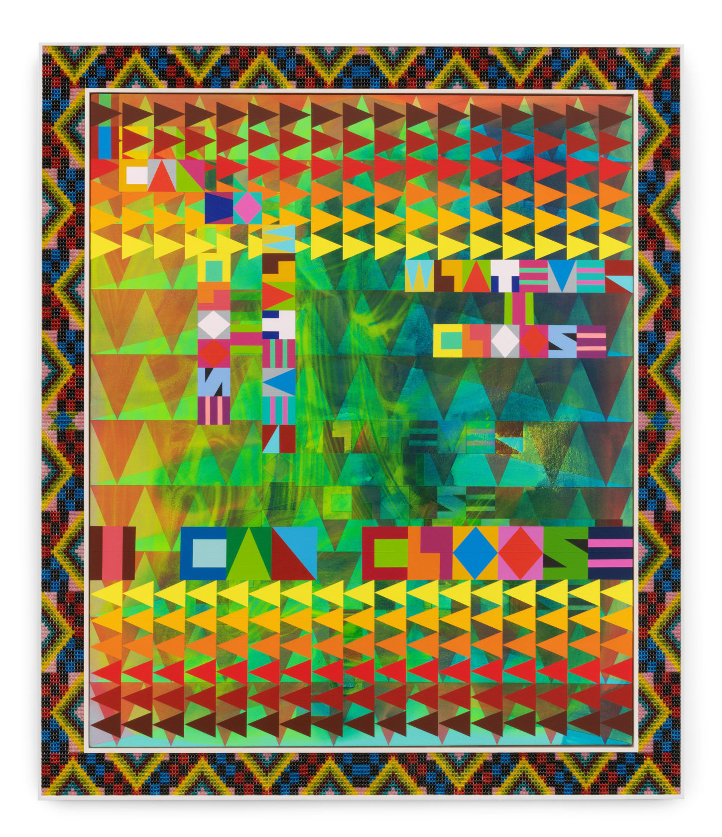 Jeffrey Gibson I CAN CHOOSE, 2022