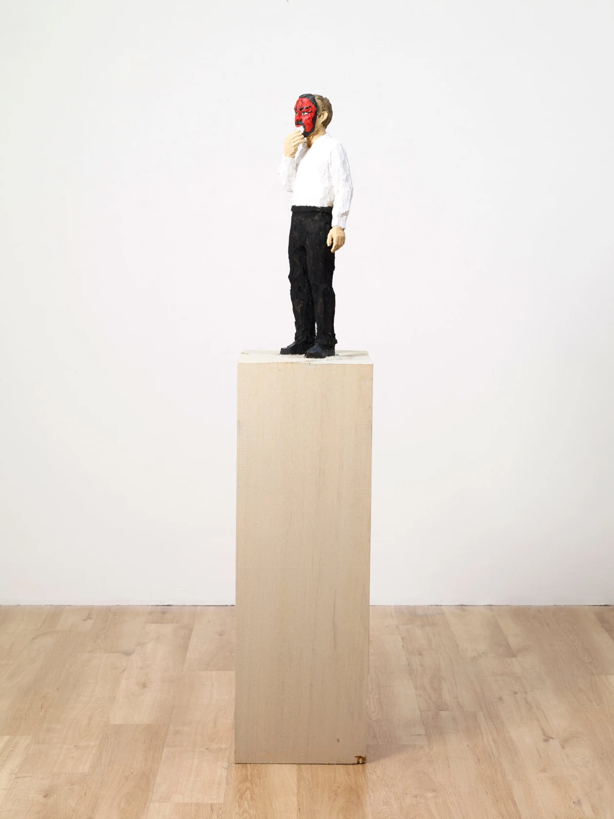 Stephan Balkenhol, Man with Mask, 2017