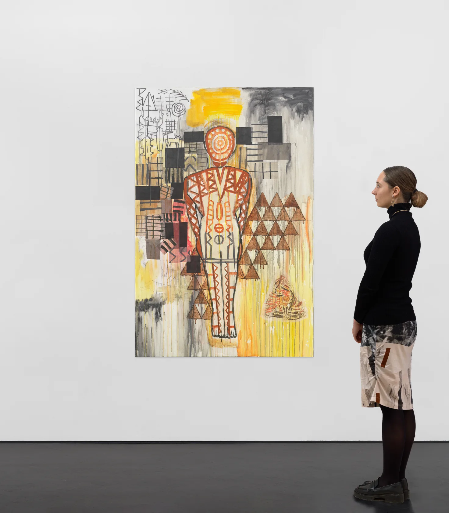 Jaune Quick-to-See Smith, Tierra Madre: Sara Samaniego, 2024–2025