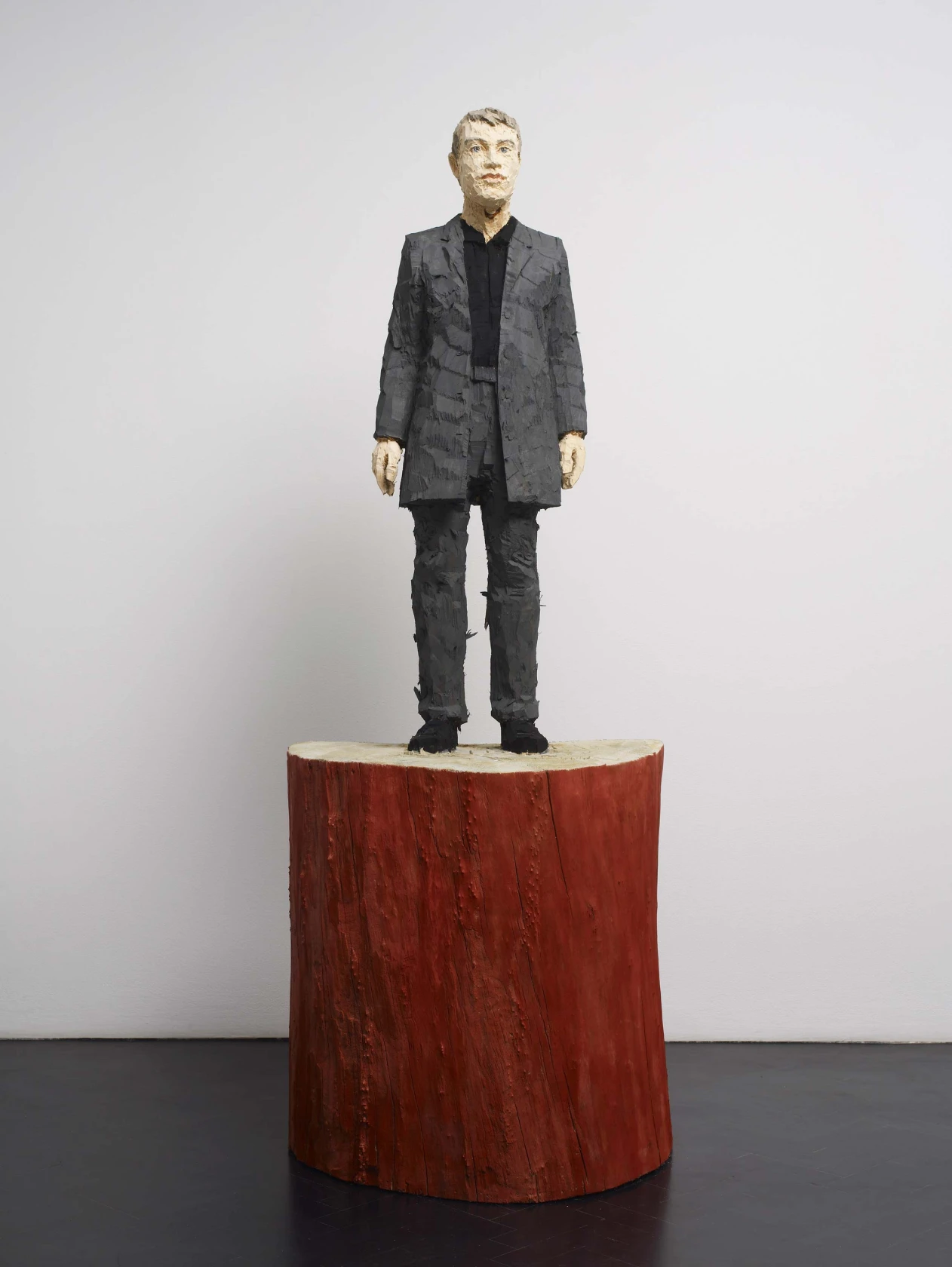 Stephan Balkenhol, Man in Grey Suit, 2011
