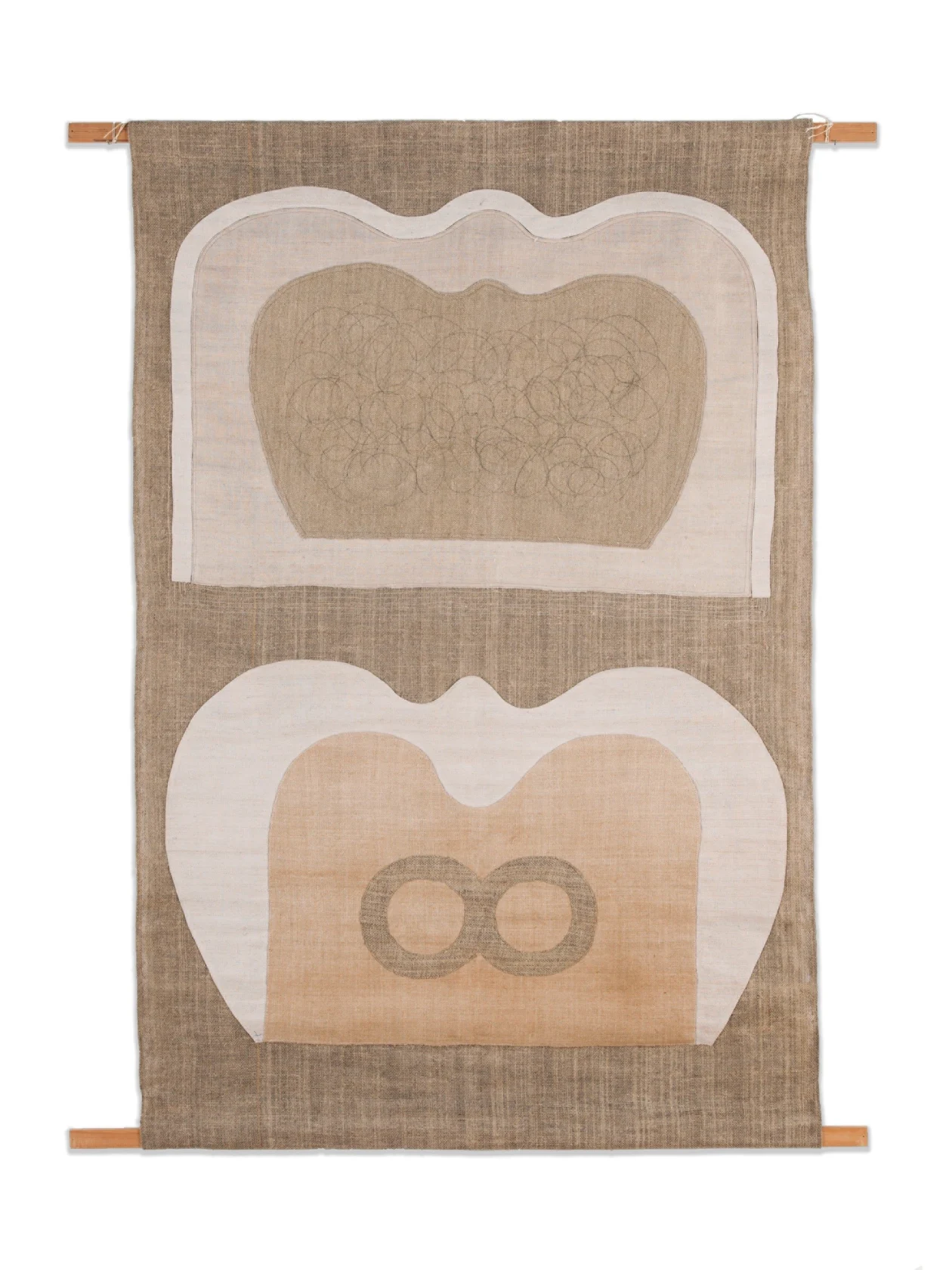 Ilona Keserü, Monochrome Wall-Hanging, 1970