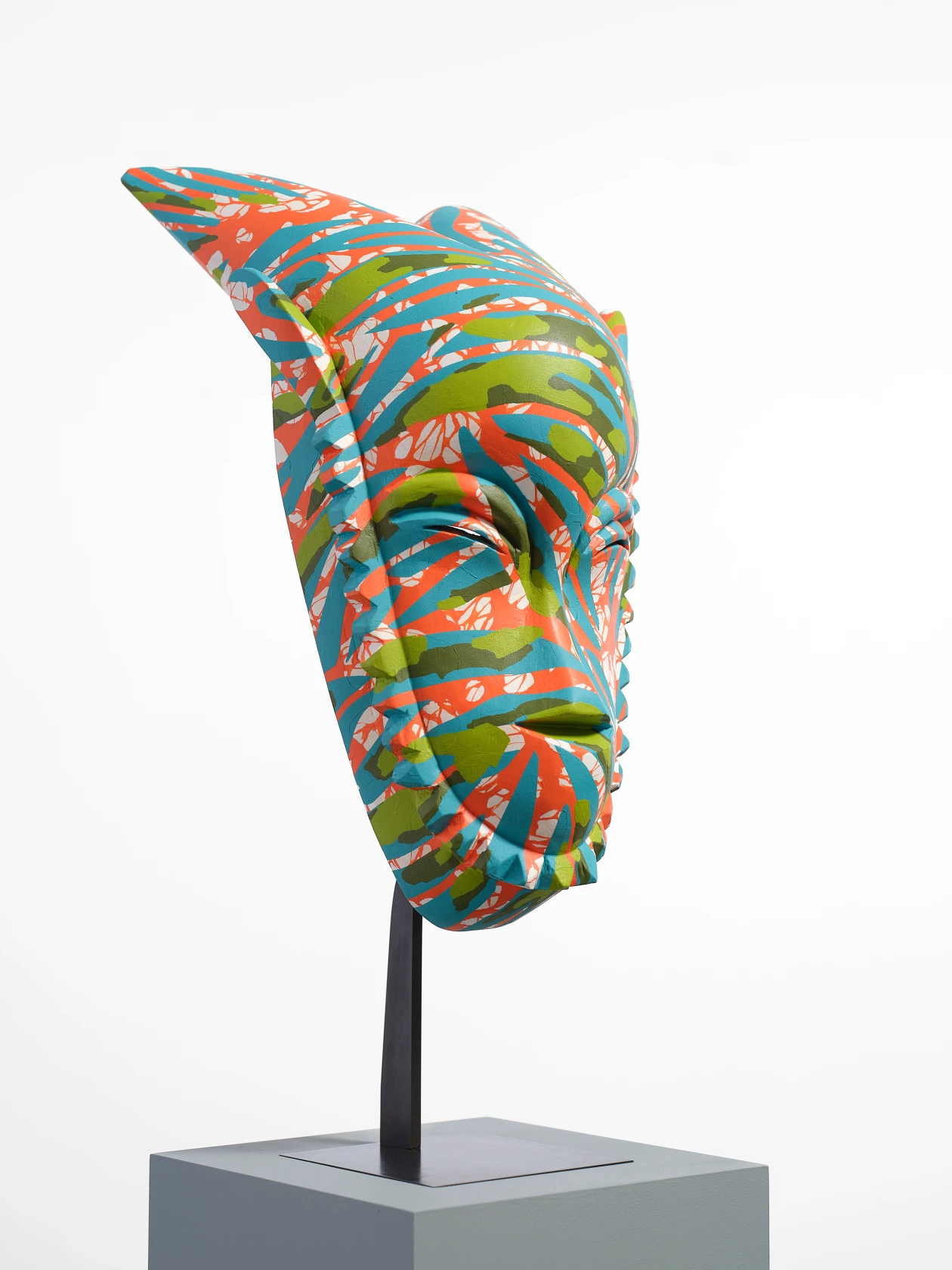 Yinka Shonibare, Hybrid Mask (Guro), 2023