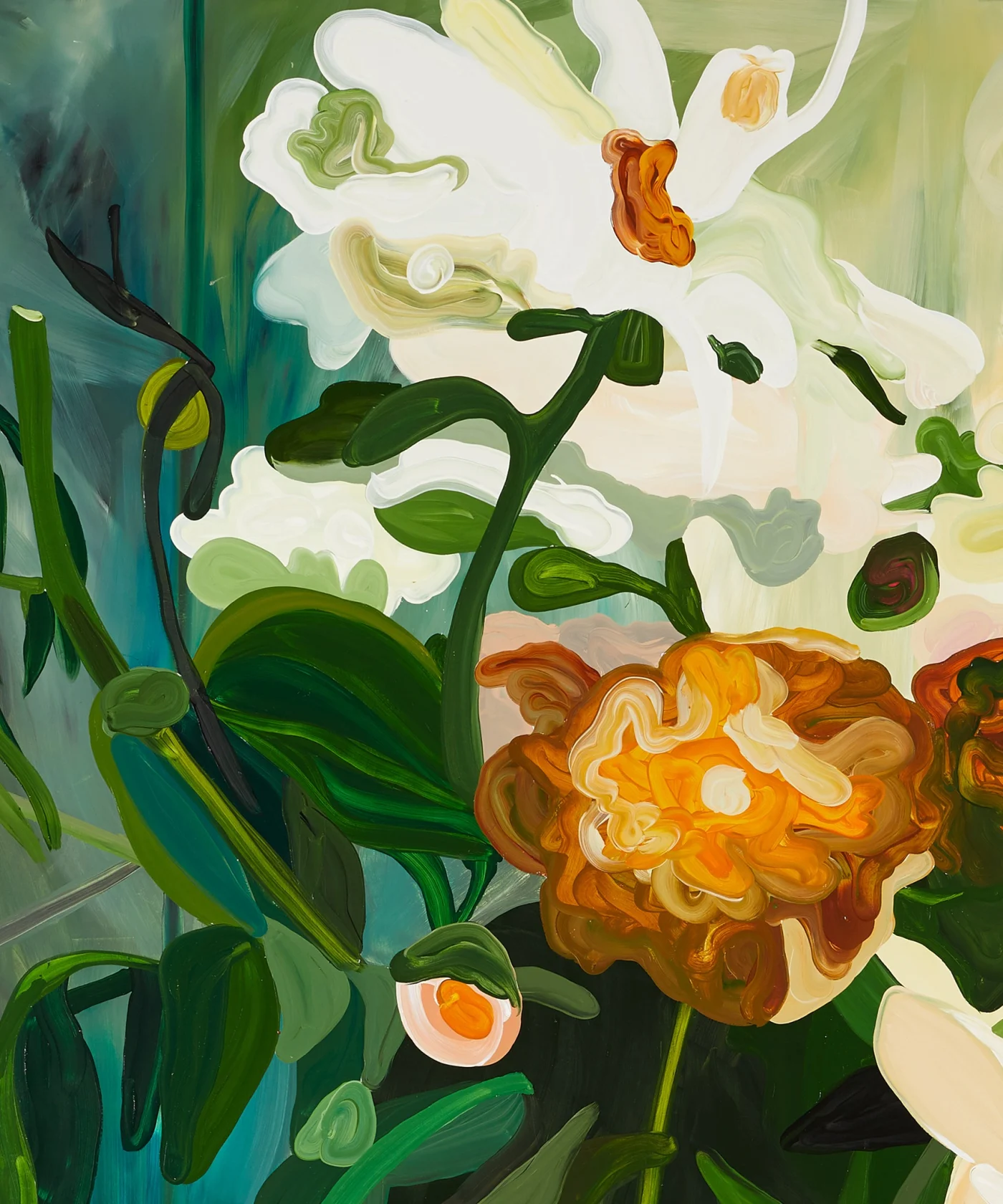 Clare Woods The World is on Fire, 2020