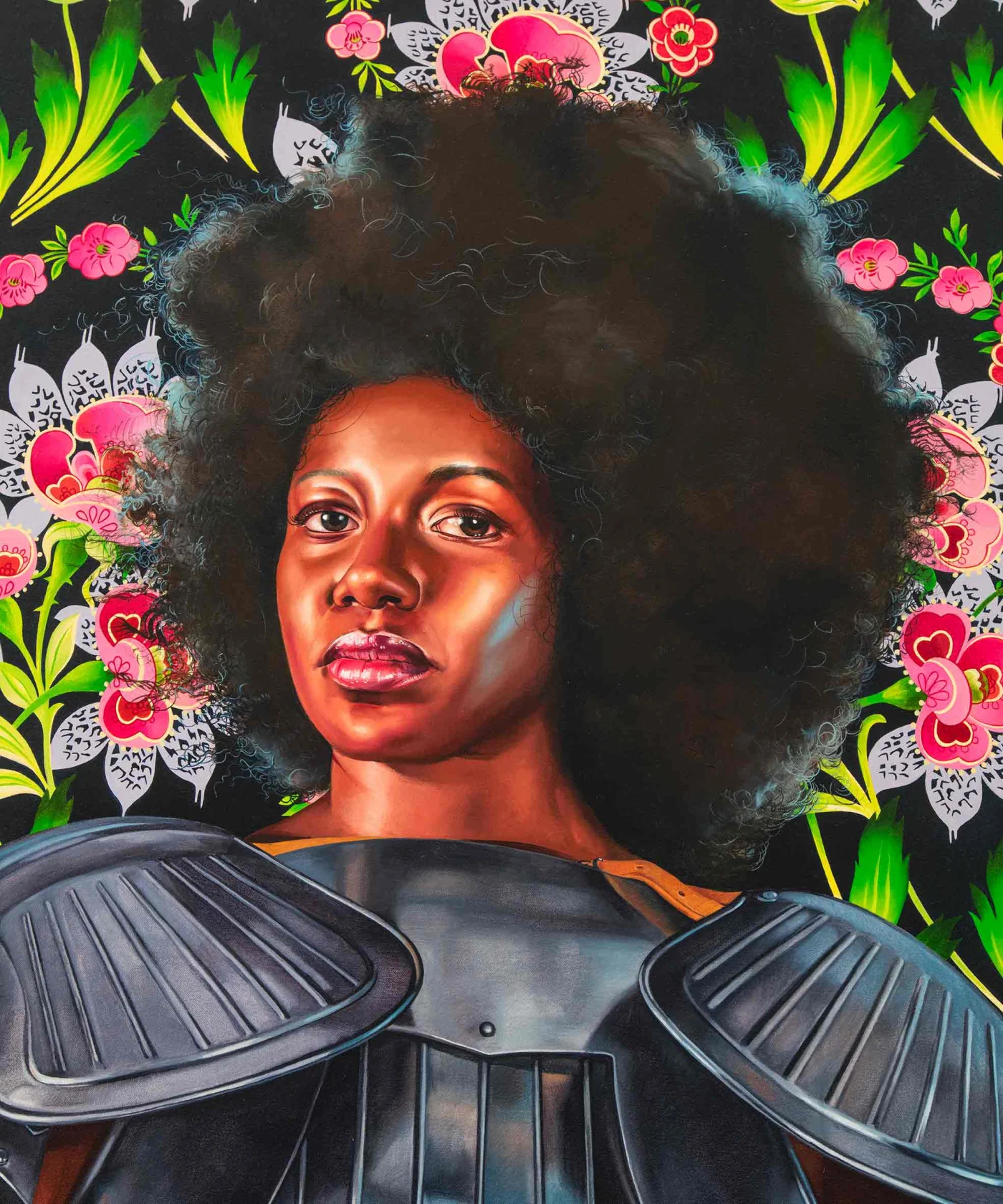 Kehinde Wiley, Portrait of Nelly Moudime, 2019