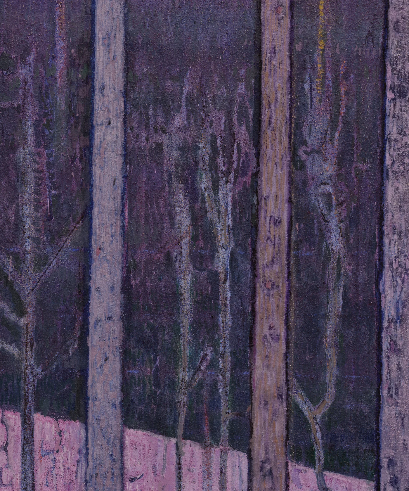 Sky Glabush River through trees, 2024