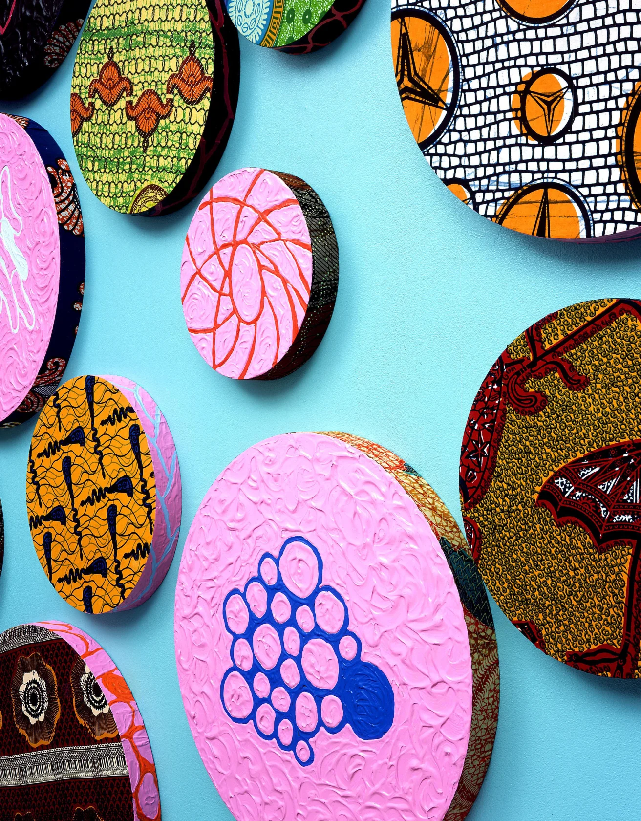 Yinka Shonibare Web Painting, 2003