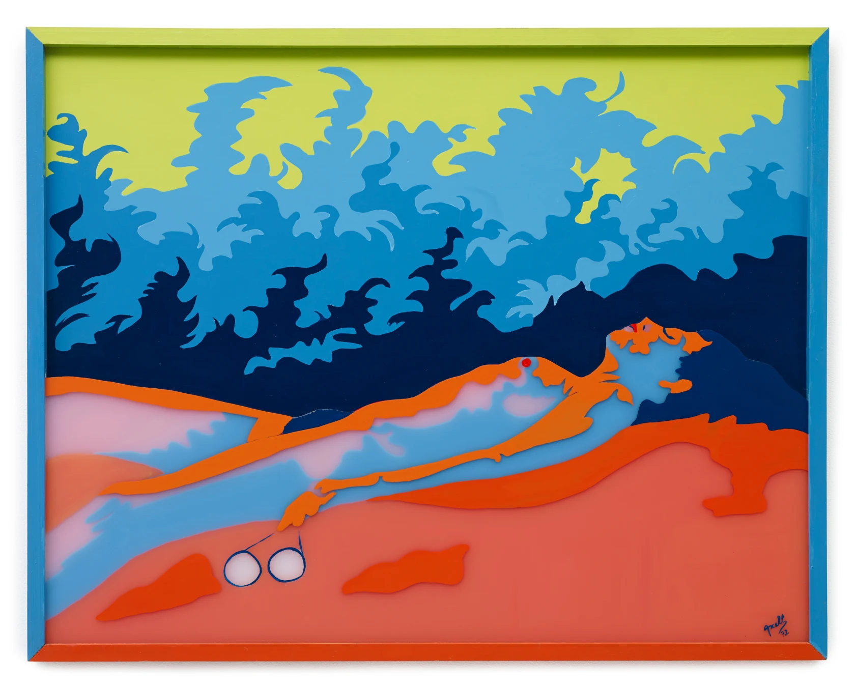 Evelyne Axell L'Herbe Folle (The Mad Forest), 1972