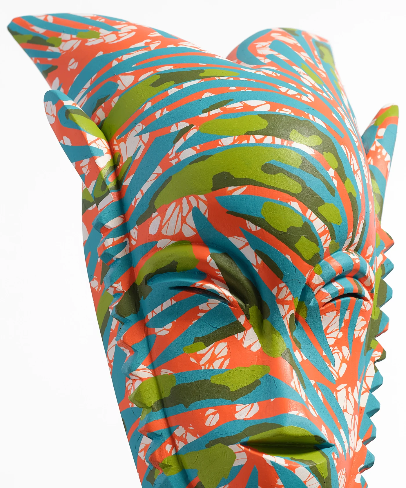 Yinka Shonibare, Hybrid Mask (Guro), 2023