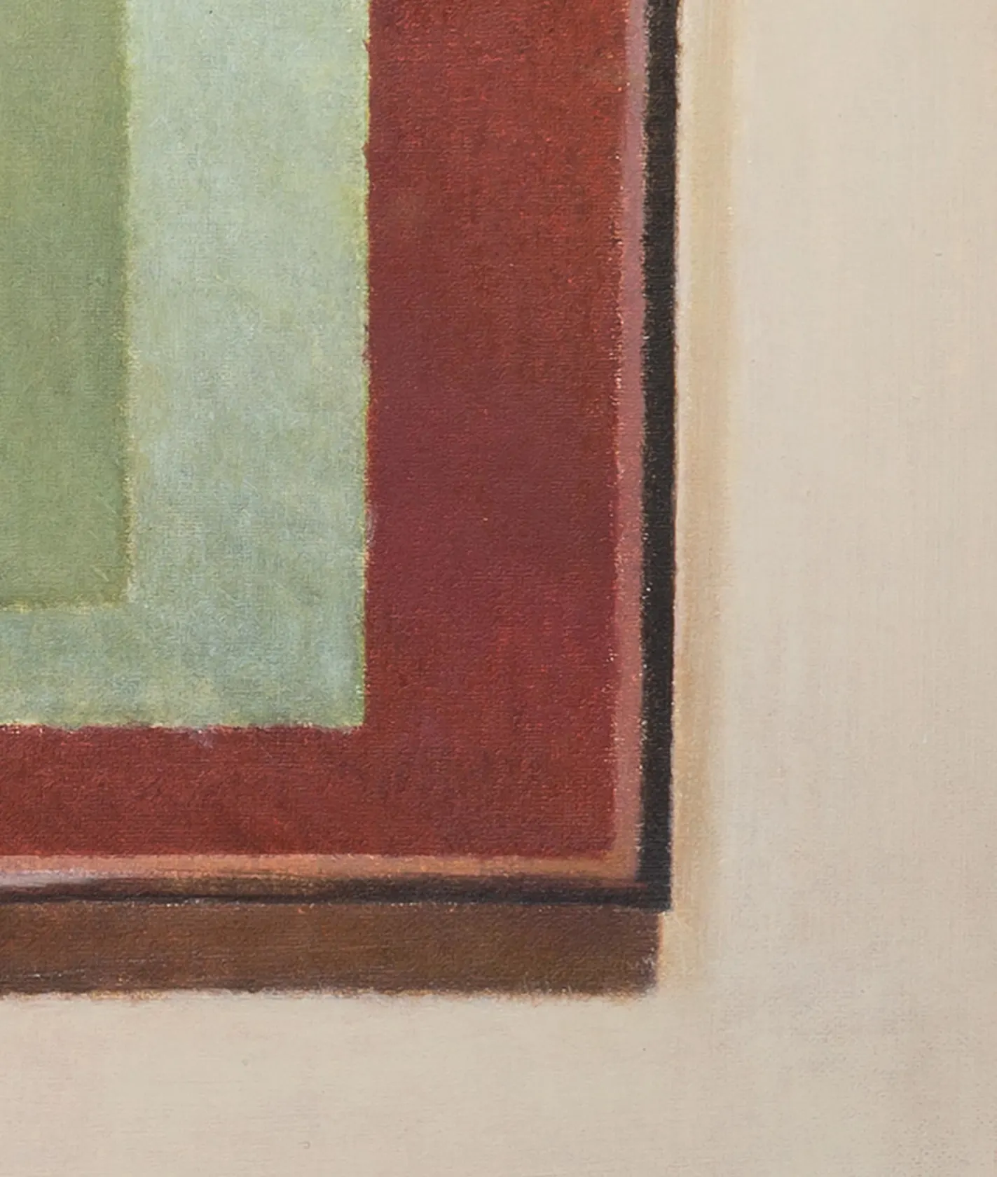 Juan Araujo Two greens between red and yellow, 2020