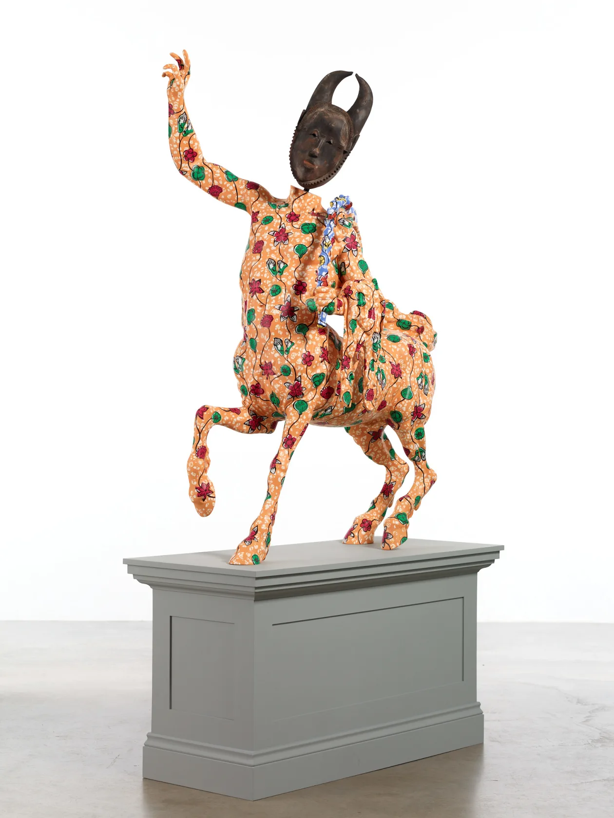 Yinka Shonibare, Hybrid Sculpture (Centaur), 2021
