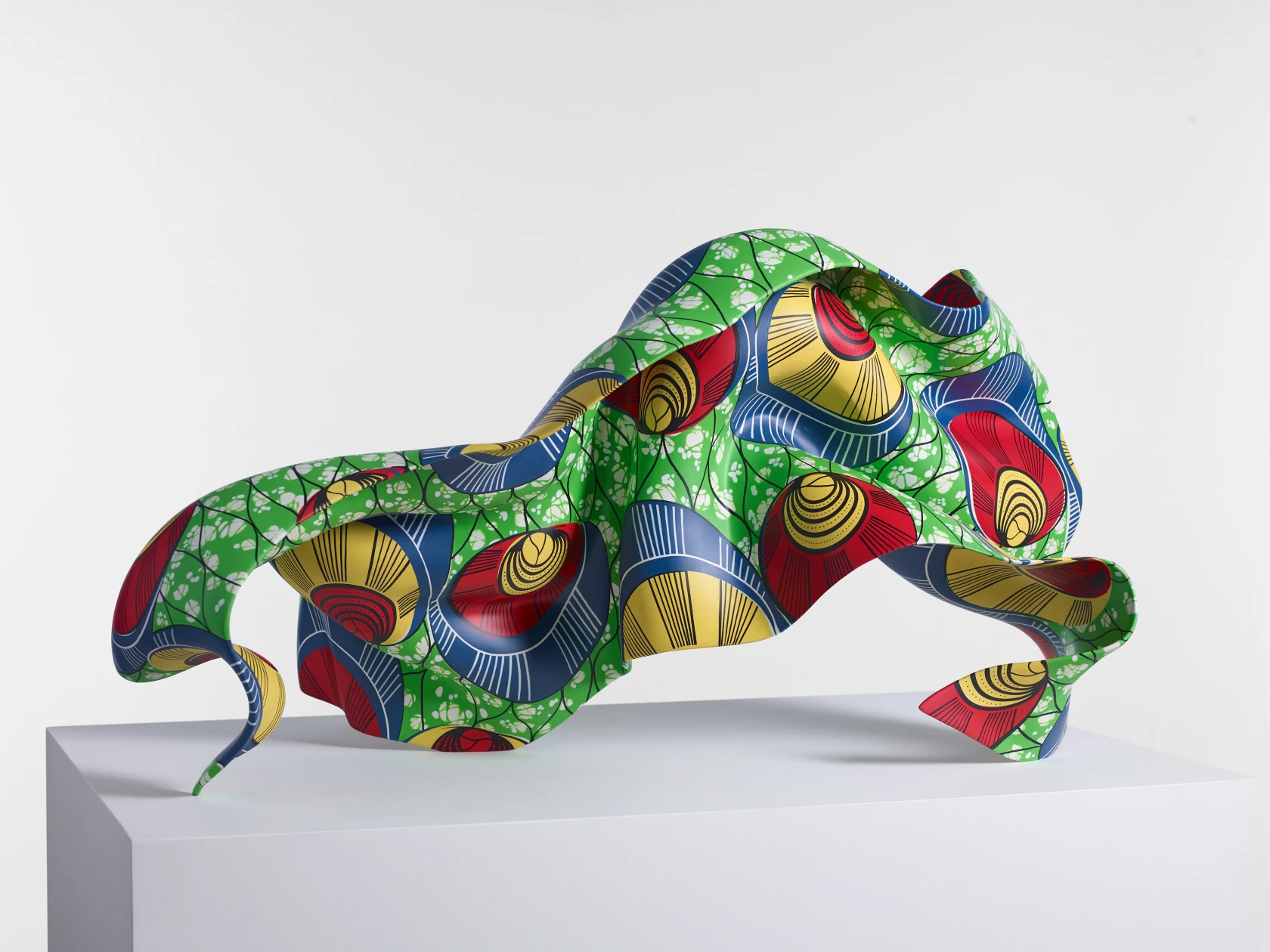 Yinka Shonibare Bronze (Green, Blue & Yellow), 2022