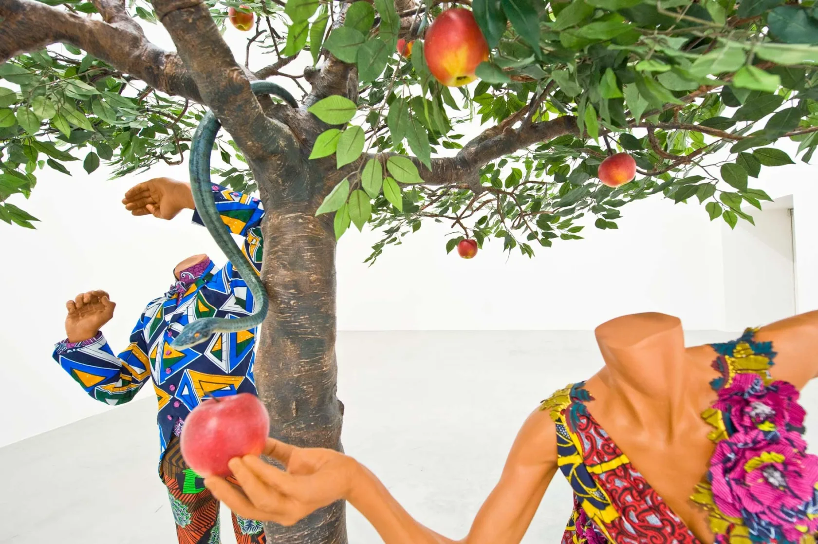 Yinka Shonibare, Adam and Eve, 2013