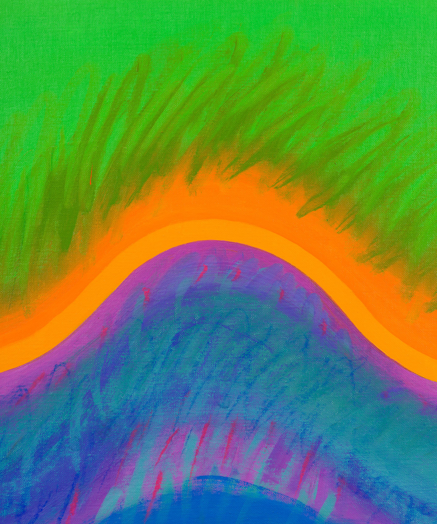 Ilona Keserü, Green-blue Approach, 2000