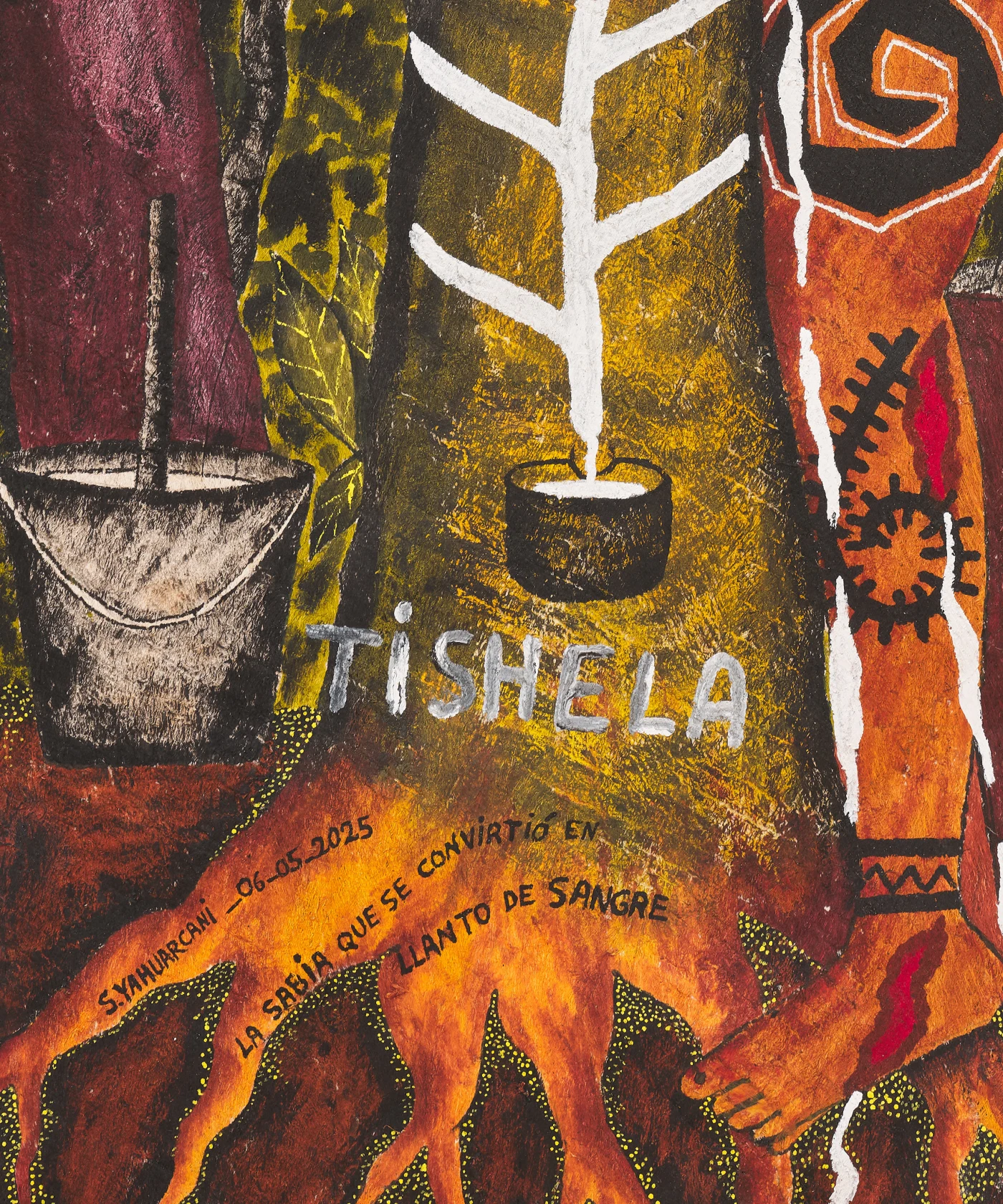 Santiago Yahuarcani La savia que se transformó en llanto de sangre, 2025