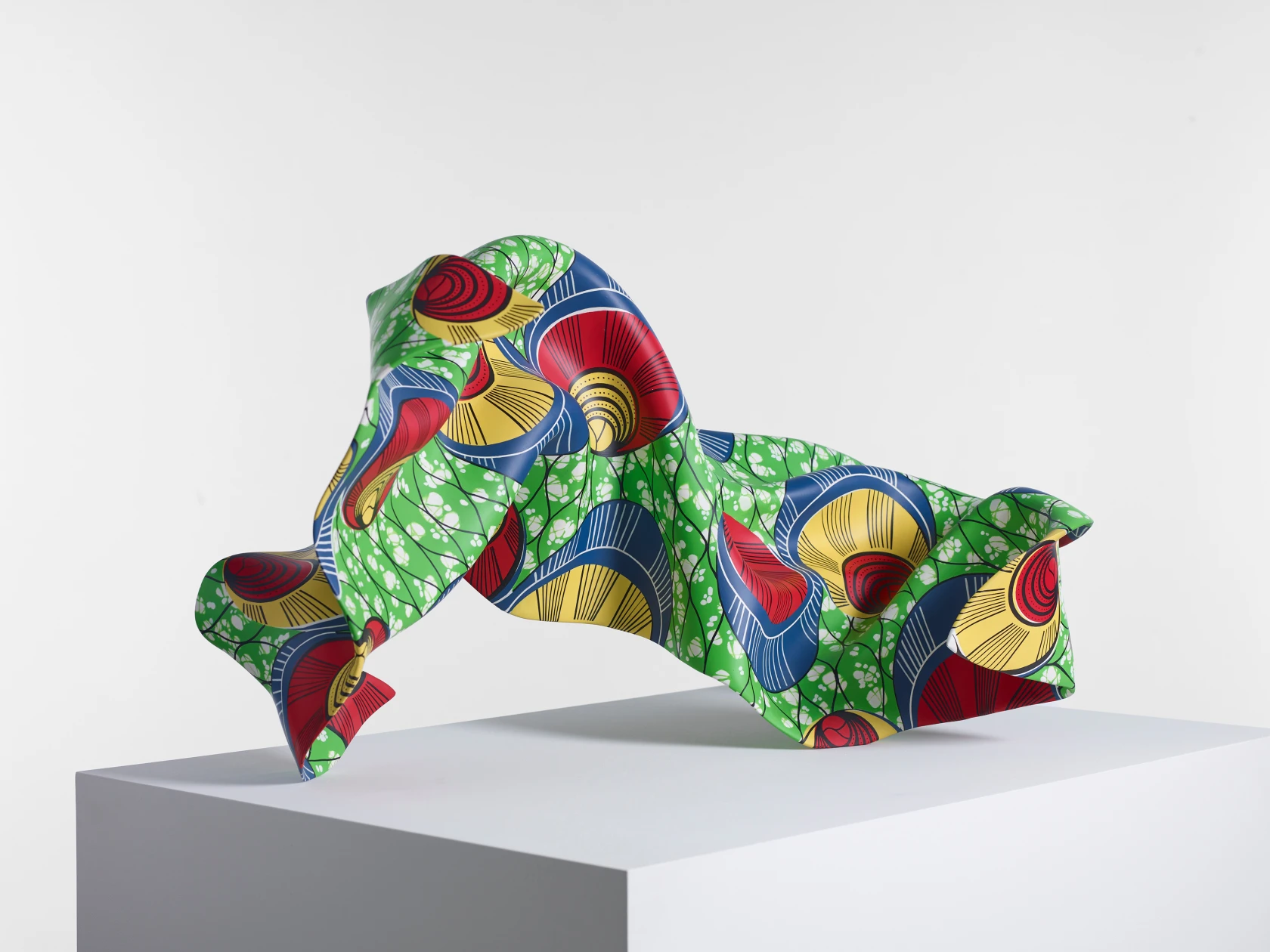 Yinka Shonibare Bronze (Green, Blue & Yellow), 2022