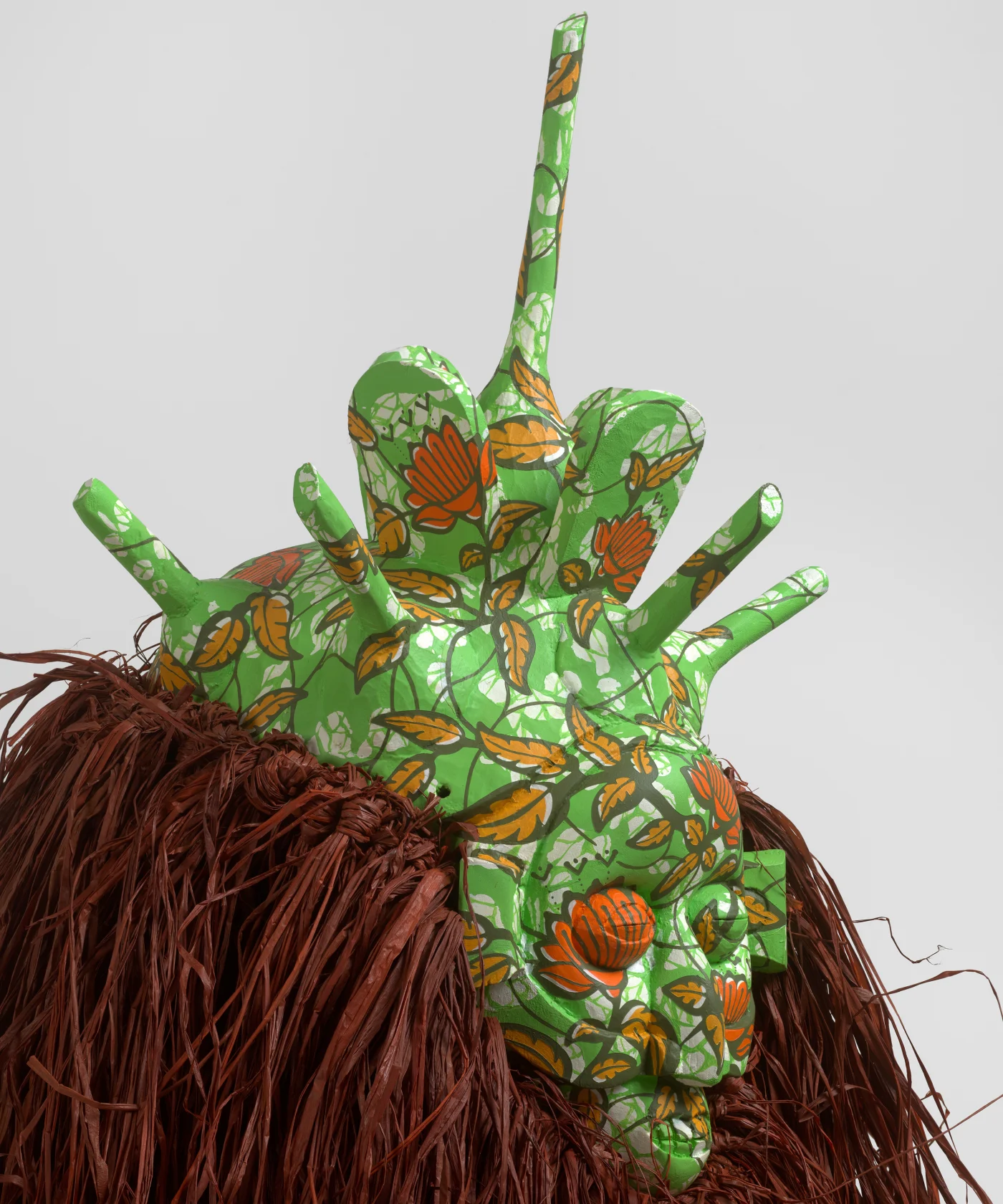 Yinka Shonibare, Hybrid Mask (Ndeemba), 2023