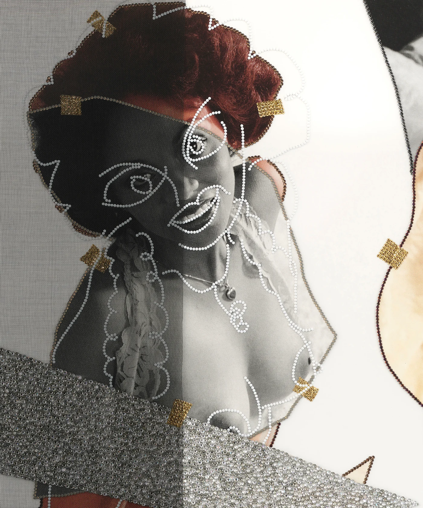 Mickalene Thomas Jet Blue #44, 2022