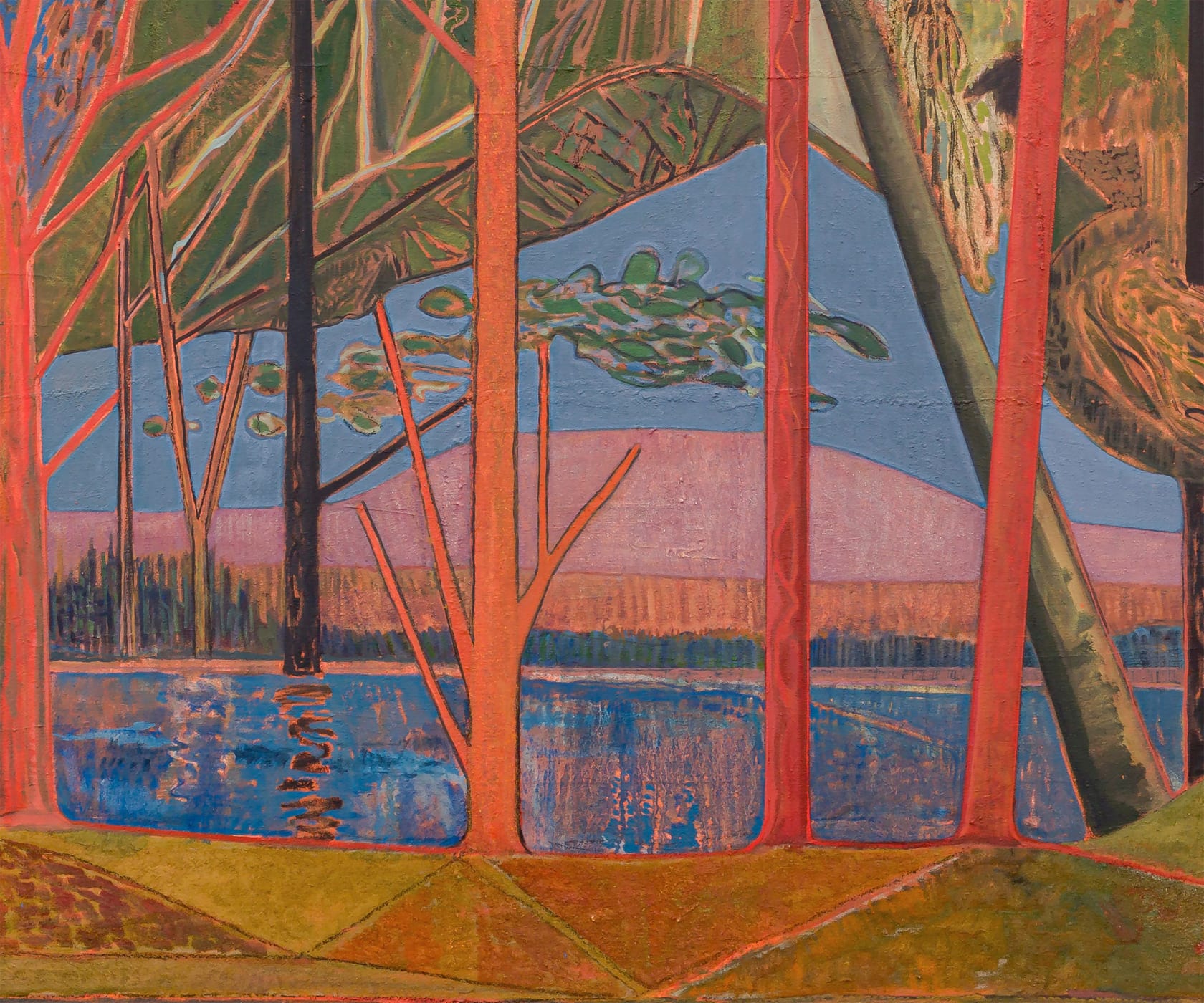 Sky Glabush, Lake in the Forest, 2020
