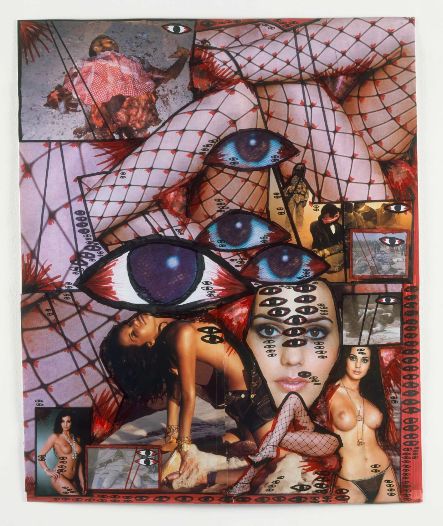 Thomas Hirschhorn, Das Auge (Red Experience), 2008