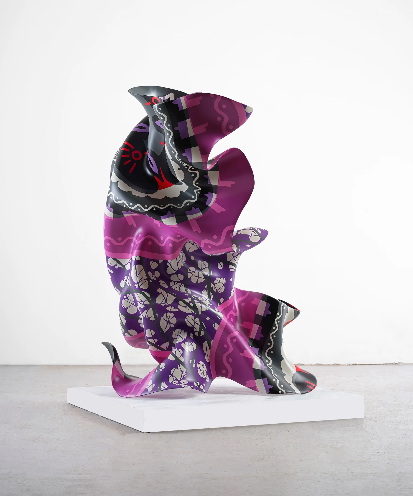 Yinka Shonibare, Wind Sculpture in Bronze (SG) I, 2023