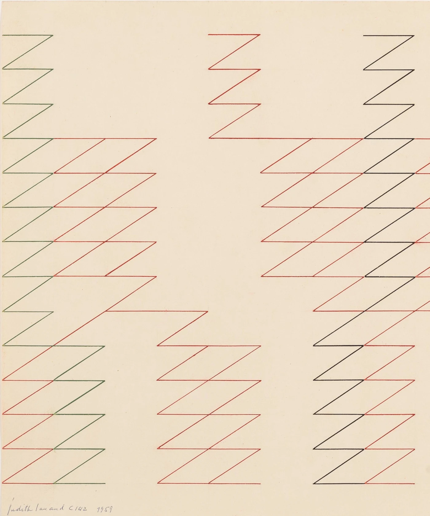 Judith Lauand Concreto 142, Acervo 301, 1959