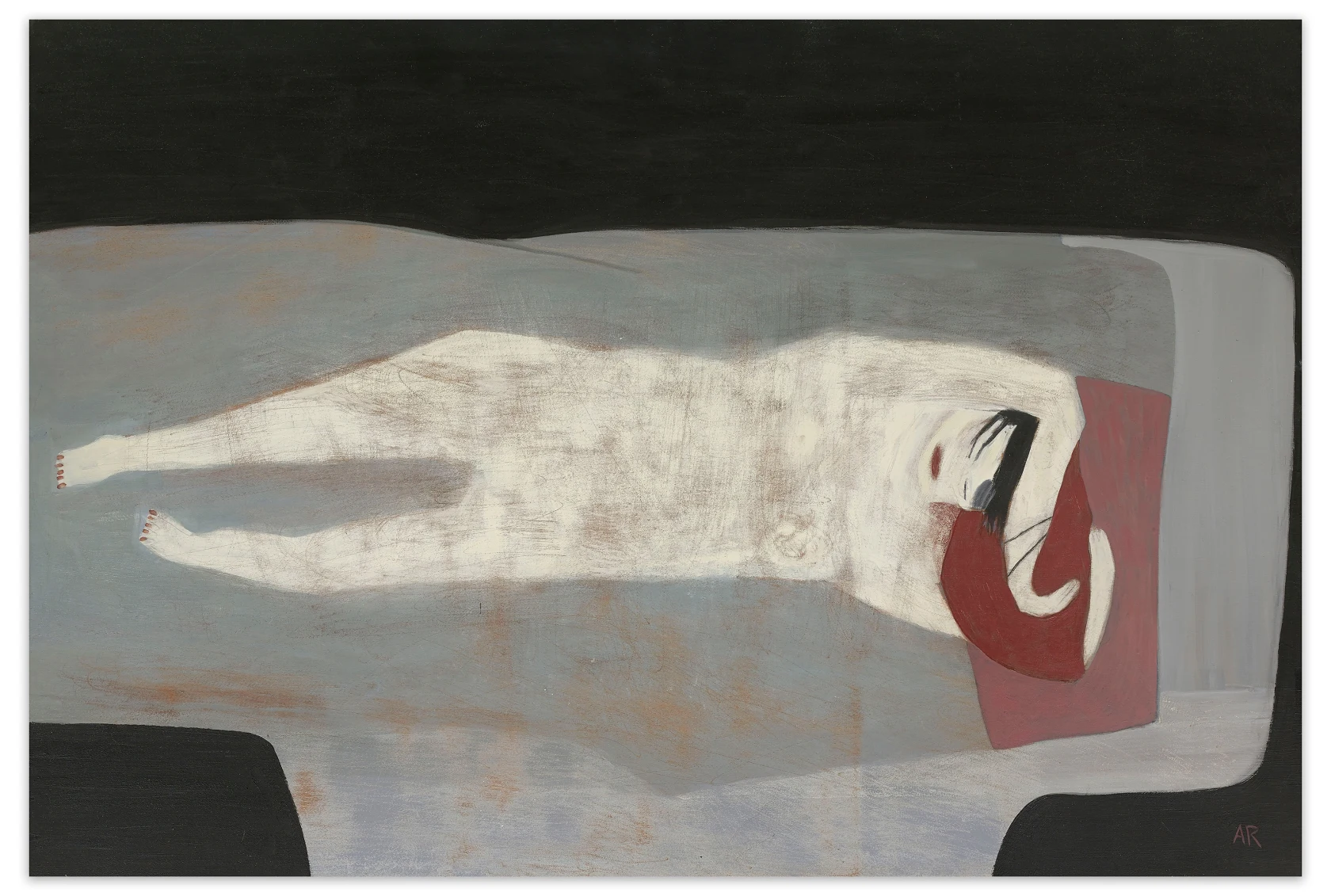 Anne Rothenstein Red Pillow 11, 2017-2018