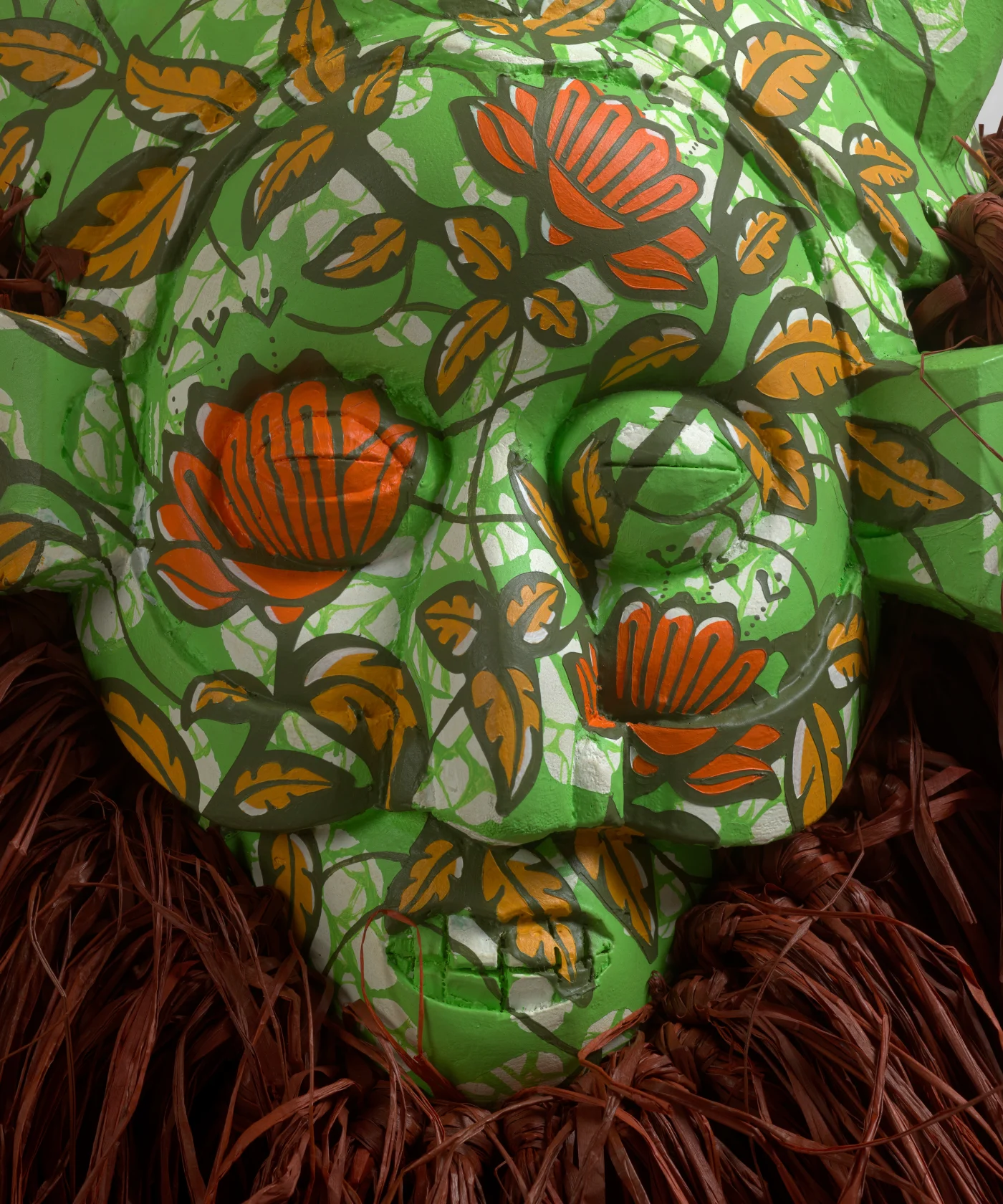 Yinka Shonibare, Hybrid Mask (Ndeemba), 2023