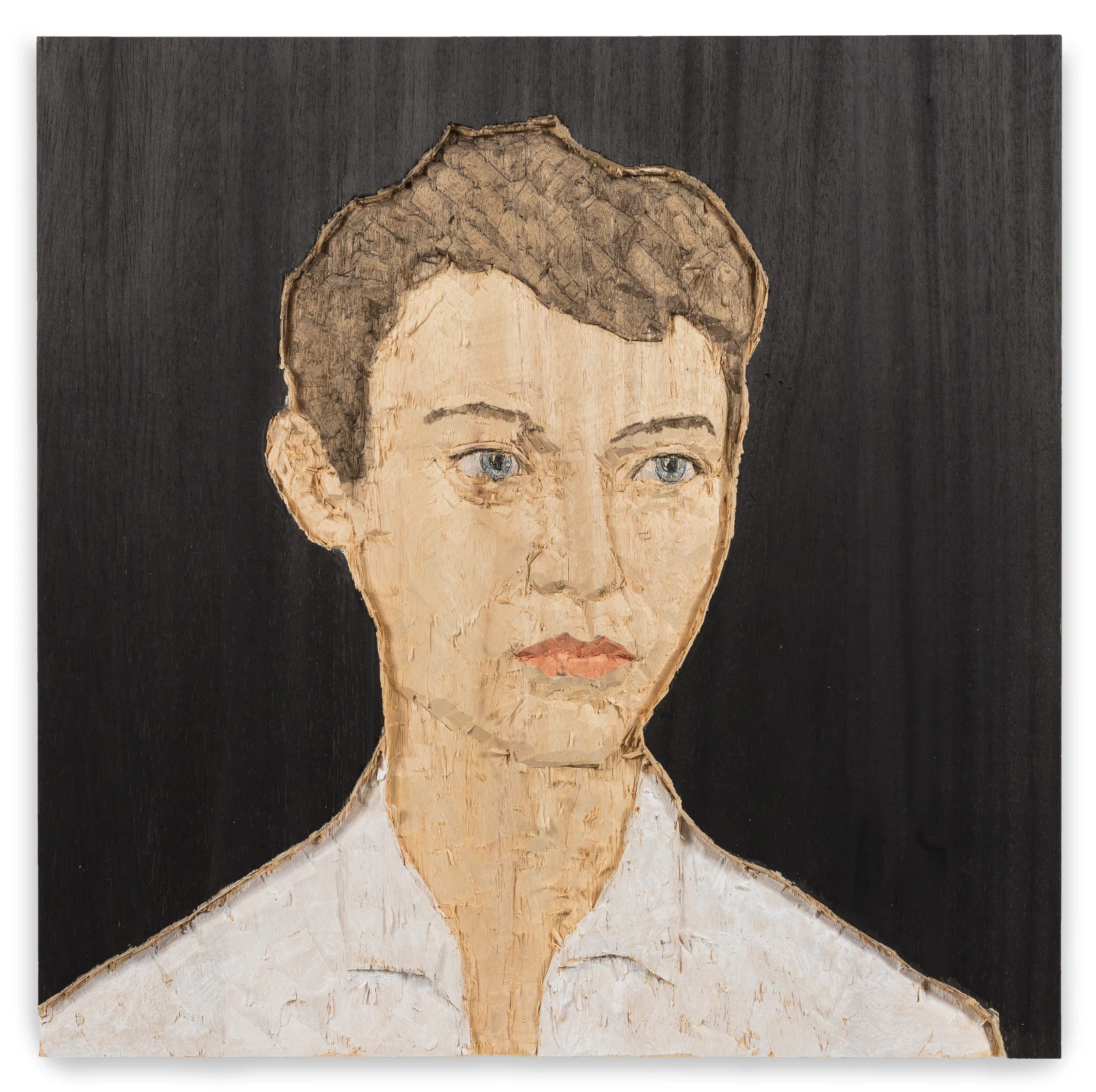 Stephan Balkenhol, Man Black and White, 2017