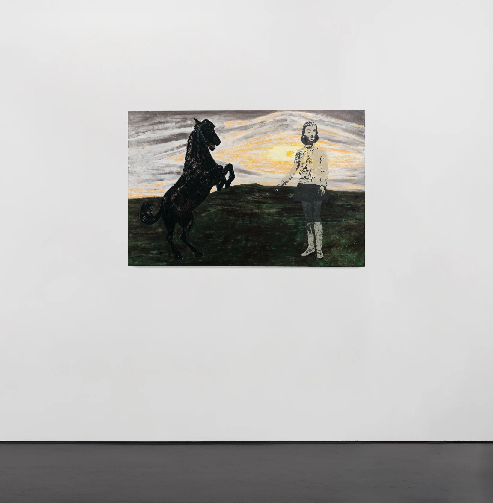Mamma Andersson, The Horse, The Ghost, The Sun, 2020