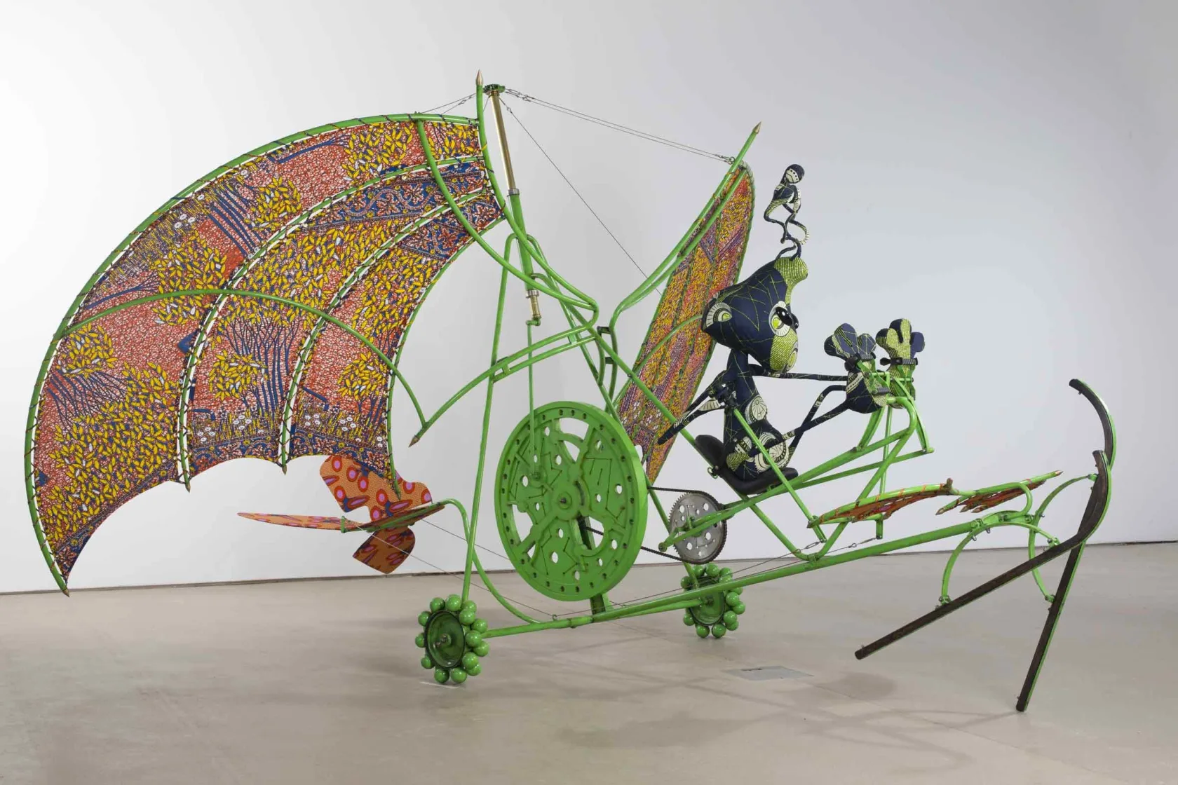 Yinka Shonibare Alien man on flying machine, 2011