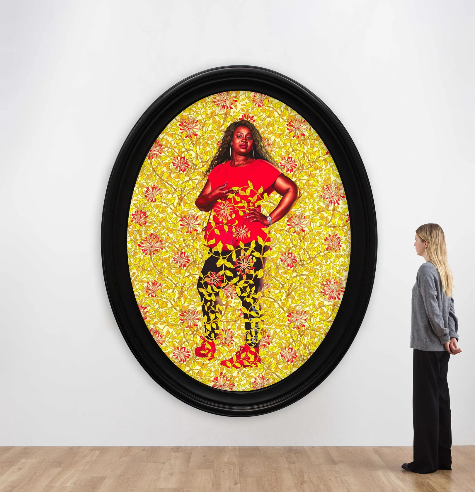 Kehinde Wiley, Portrait of Quanna Noble, 2020