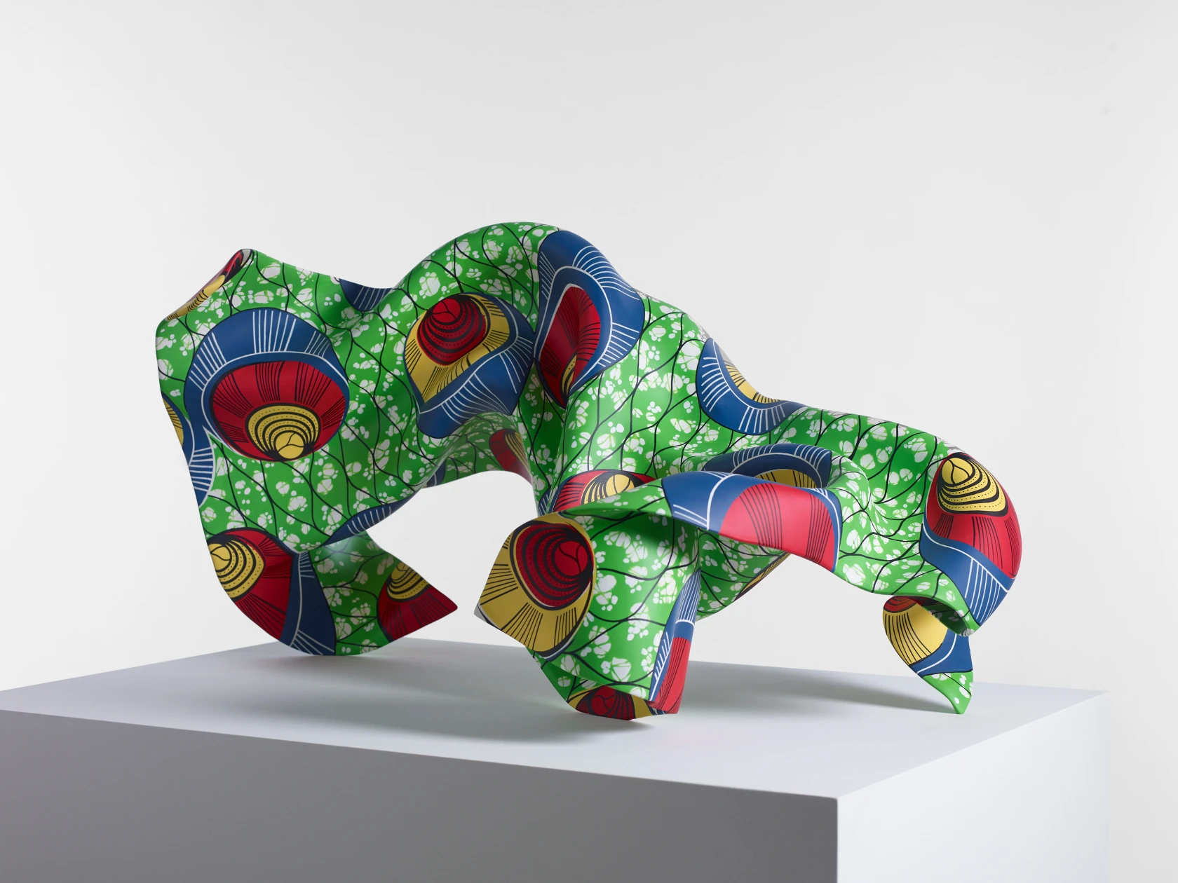 Yinka Shonibare Bronze (Green, Blue & Yellow), 2022