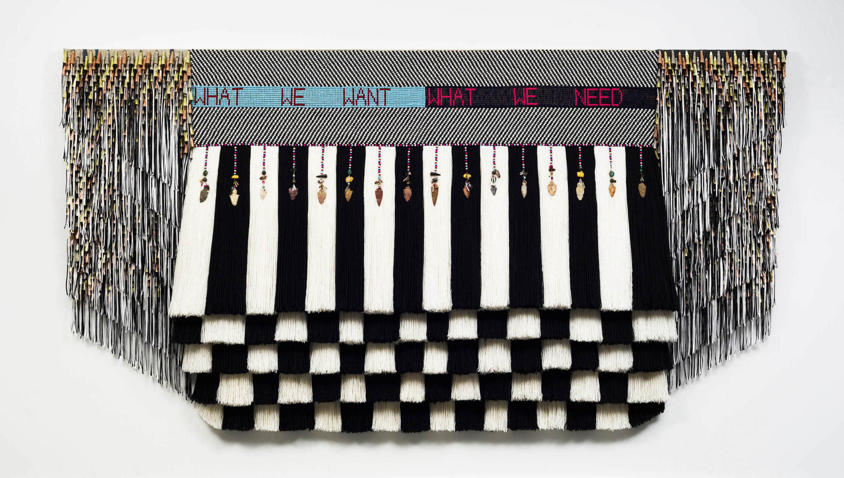 Jeffrey Gibson WHAT WE WANT WHAT WE NEED, 2014