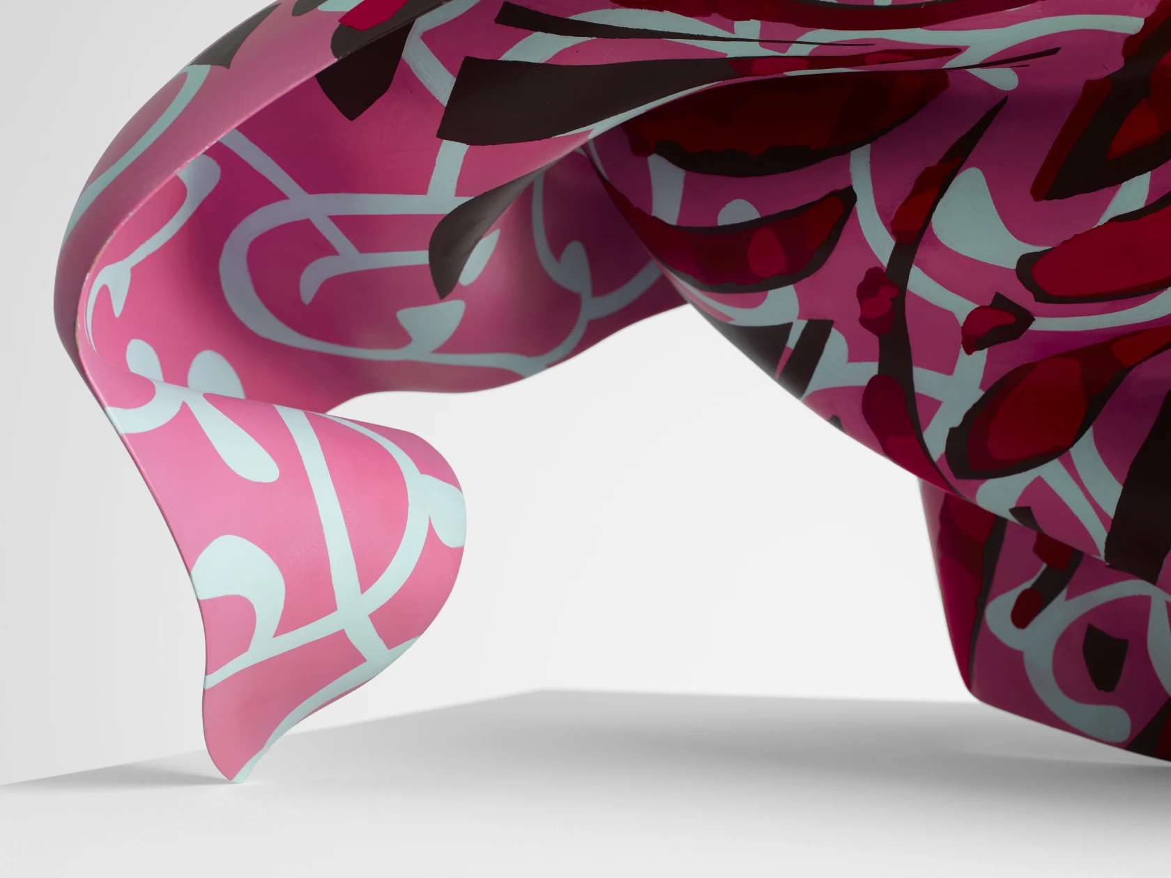 Yinka Shonibare Bronze (Pink, Turquoise & Red), 2021