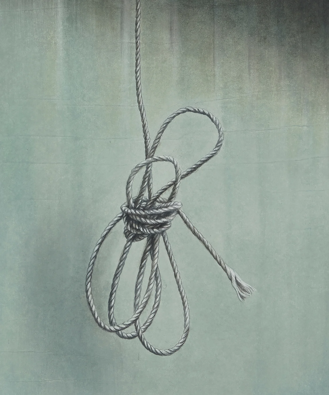 Yooyun Yang, A hanging rope, 2024