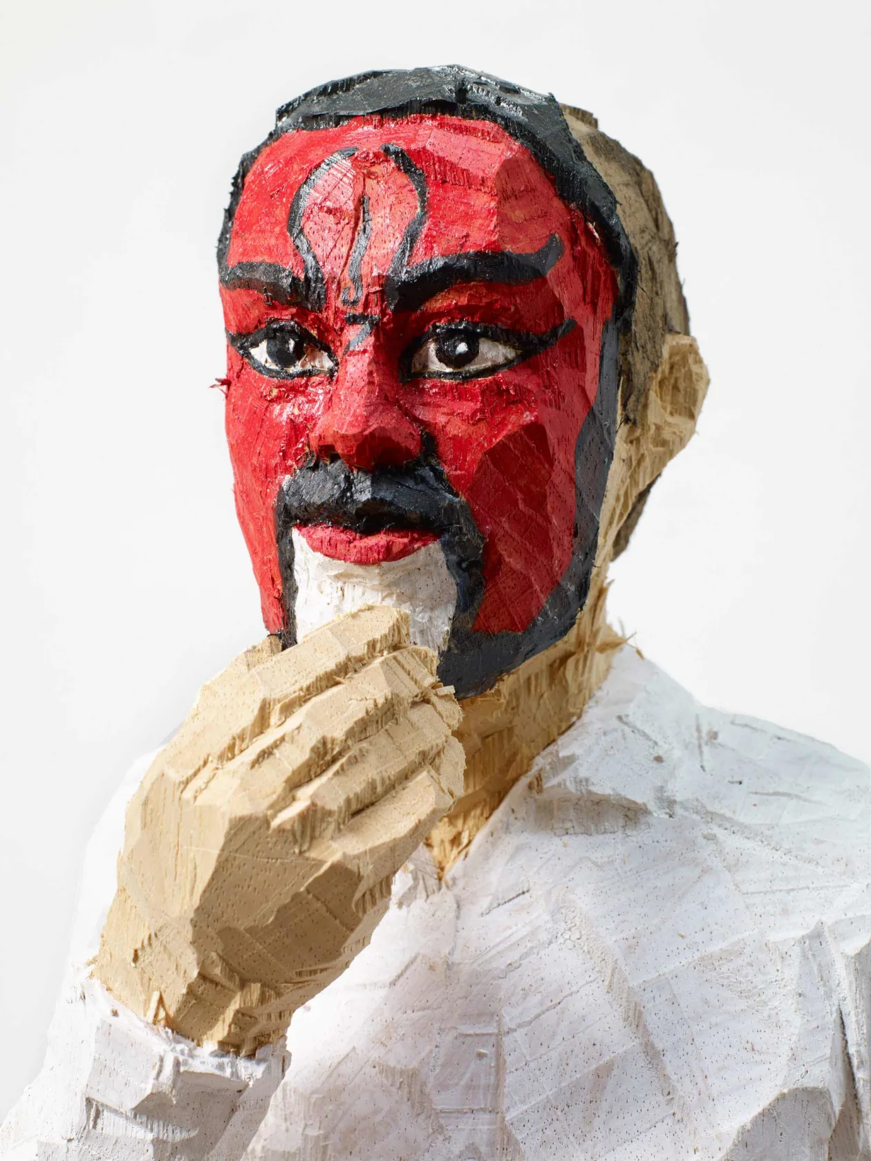 Stephan Balkenhol, Man with Mask, 2017