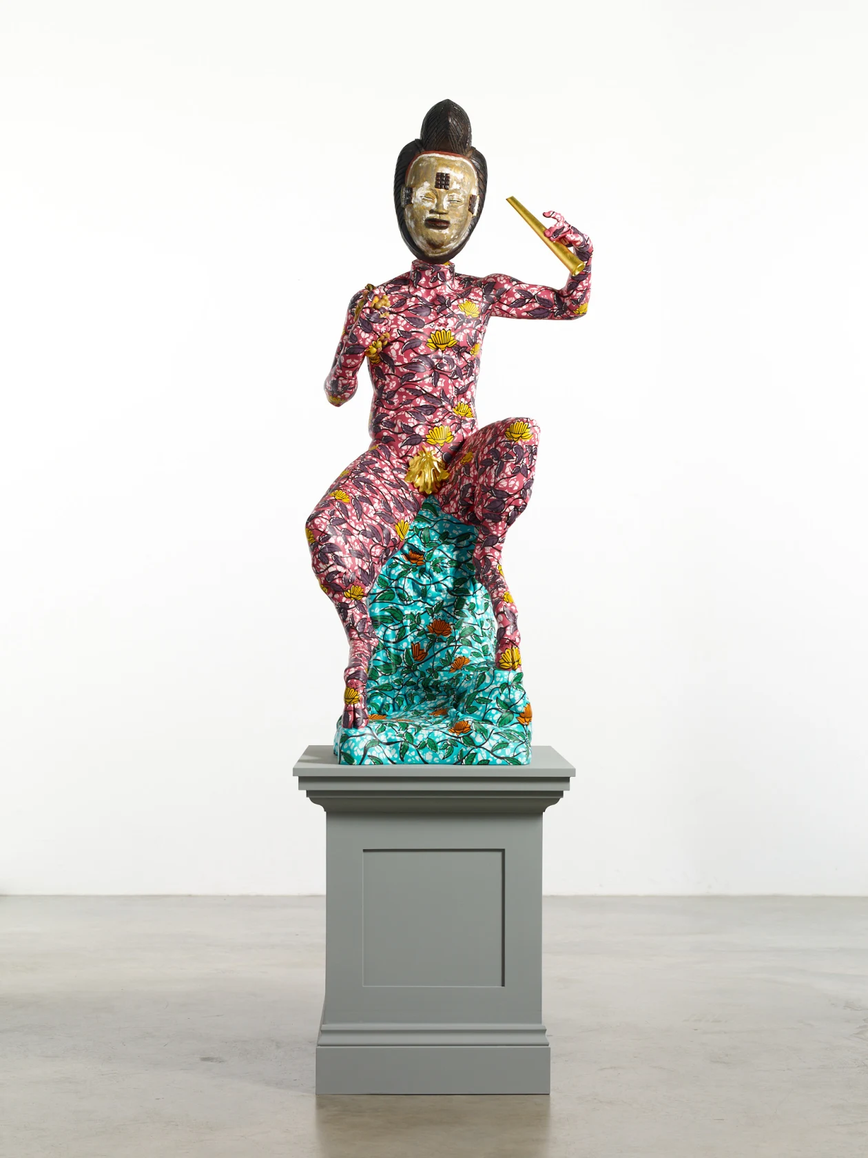 Yinka Shonibare, Hybrid Sculpture (Pan), 2021