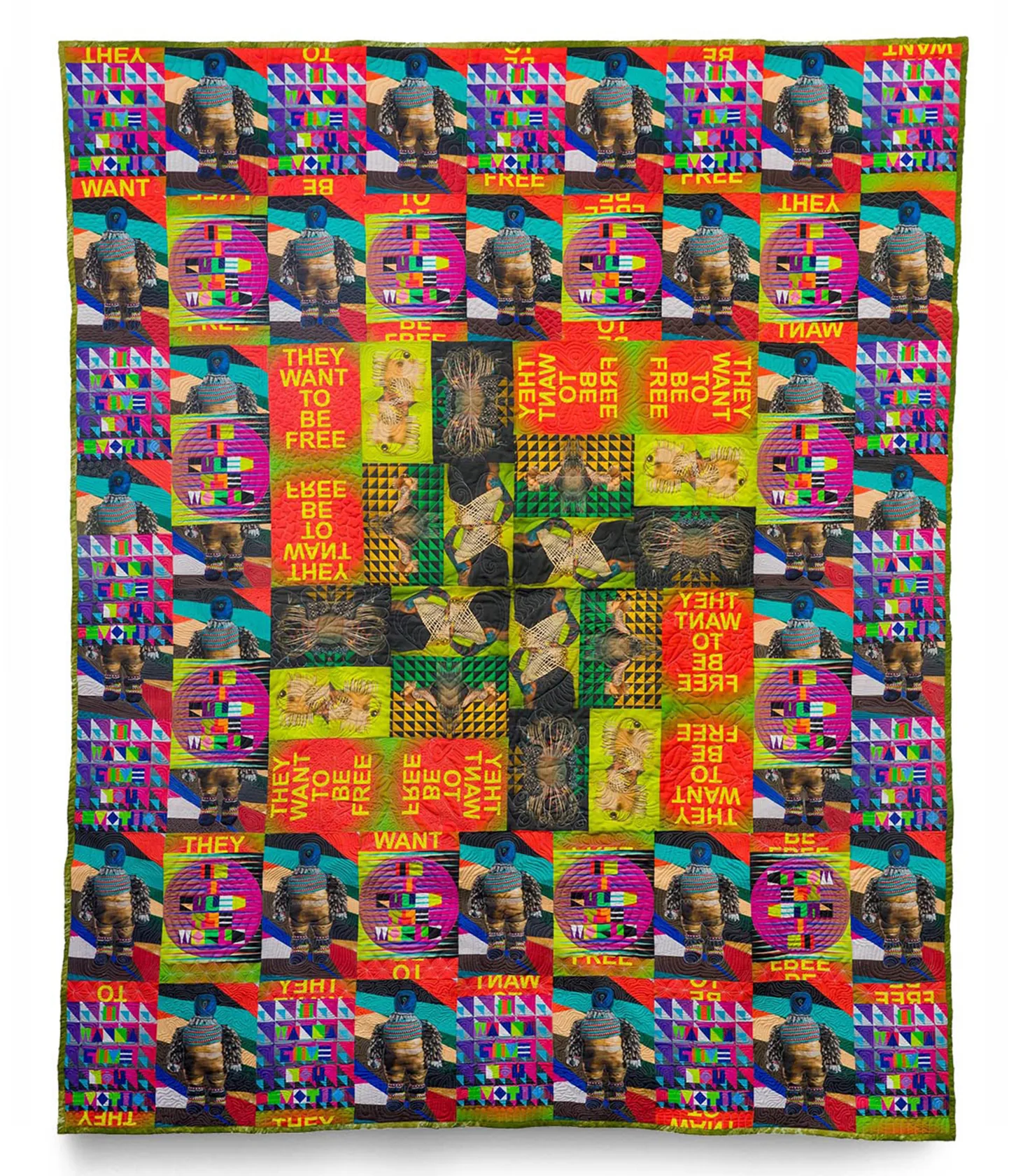 Jeffrey Gibson THEY WANT TO BE FREE, 2021